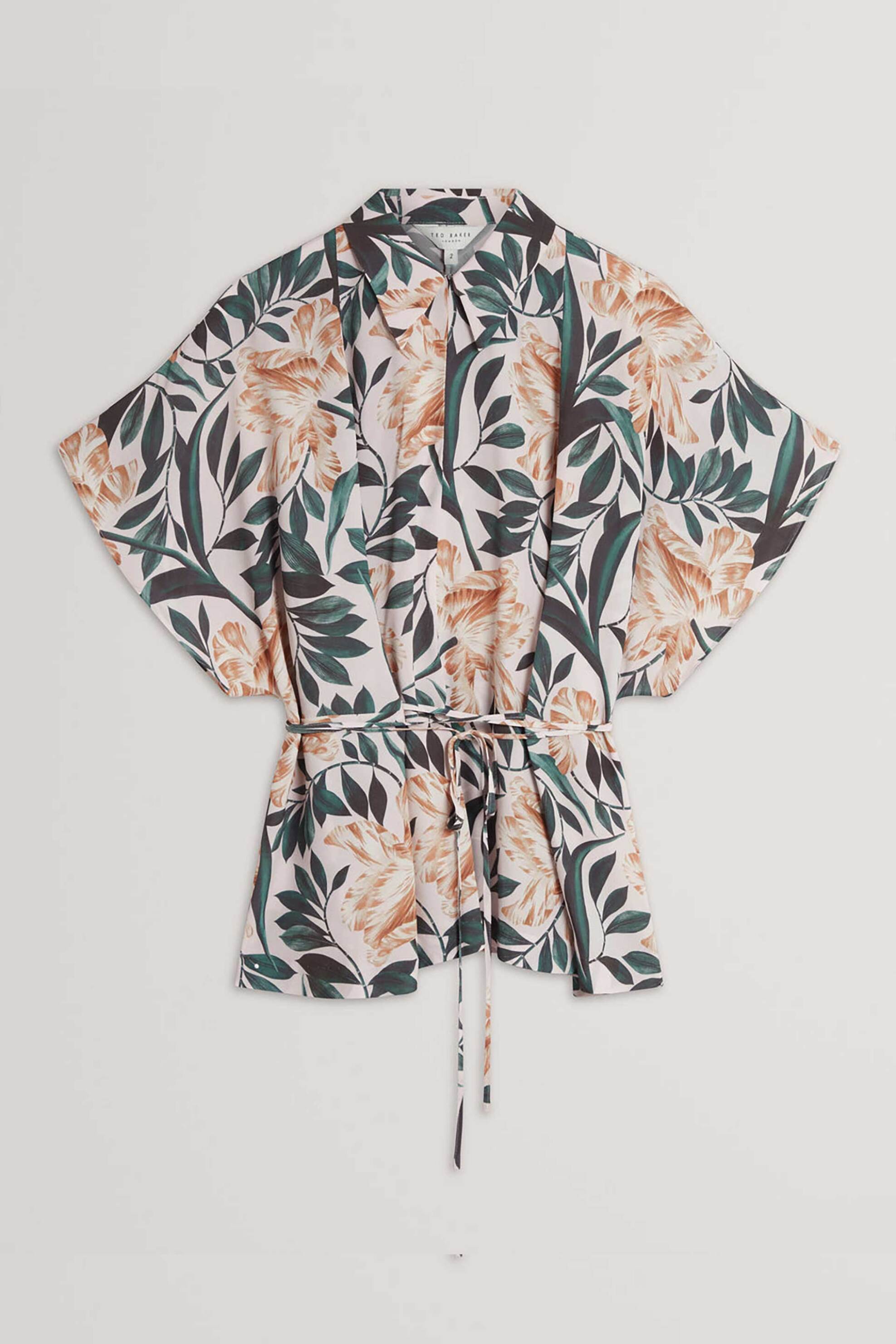 Ted Baker Γγυναικεία Μπλούζα με All-Over Floral Print Gehmma - 282463 Εκρού