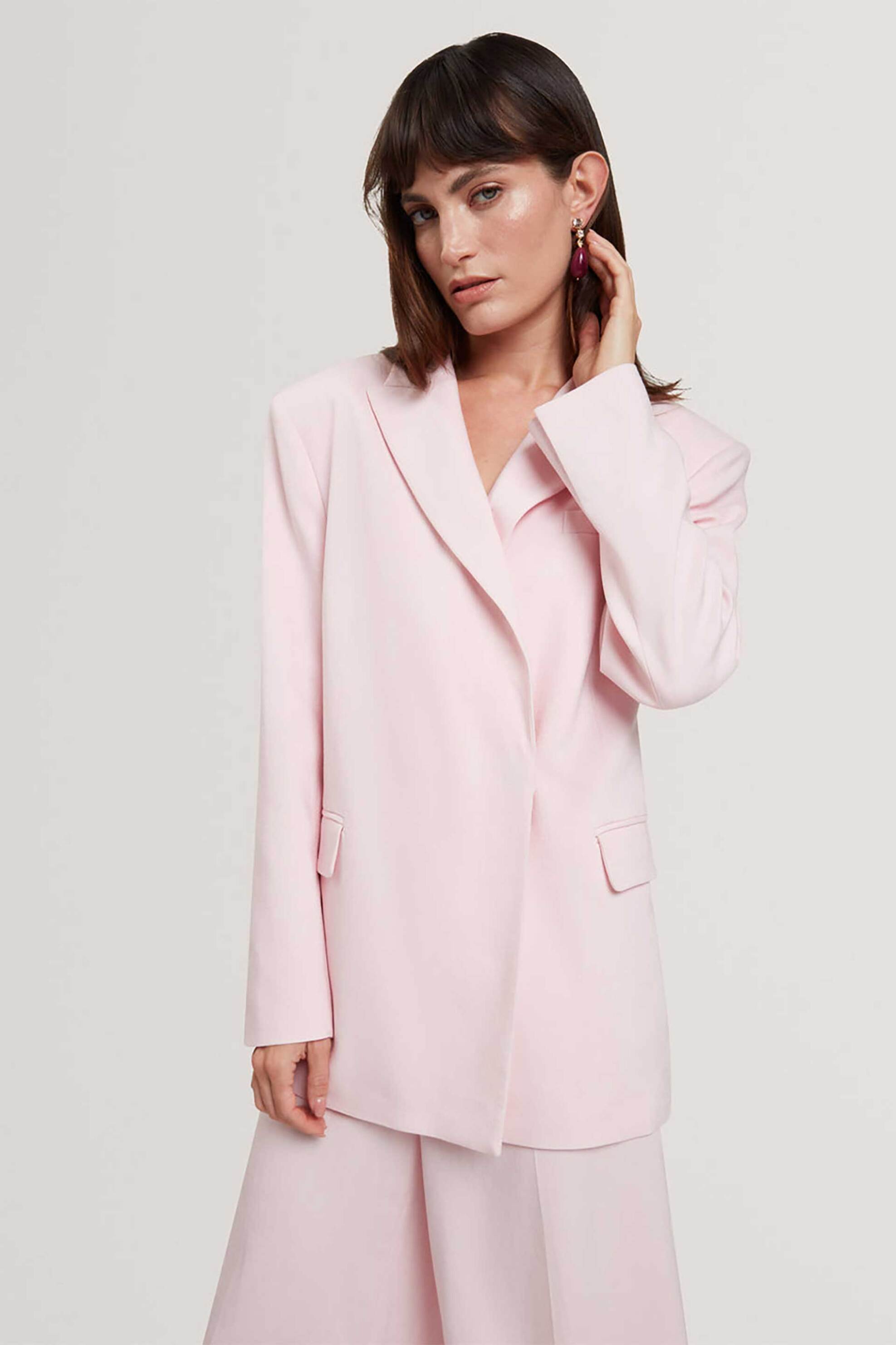 Ted Baker γυναικείο σακάκι μονόχρωμο "Peyaan" - 282598 Σομόν