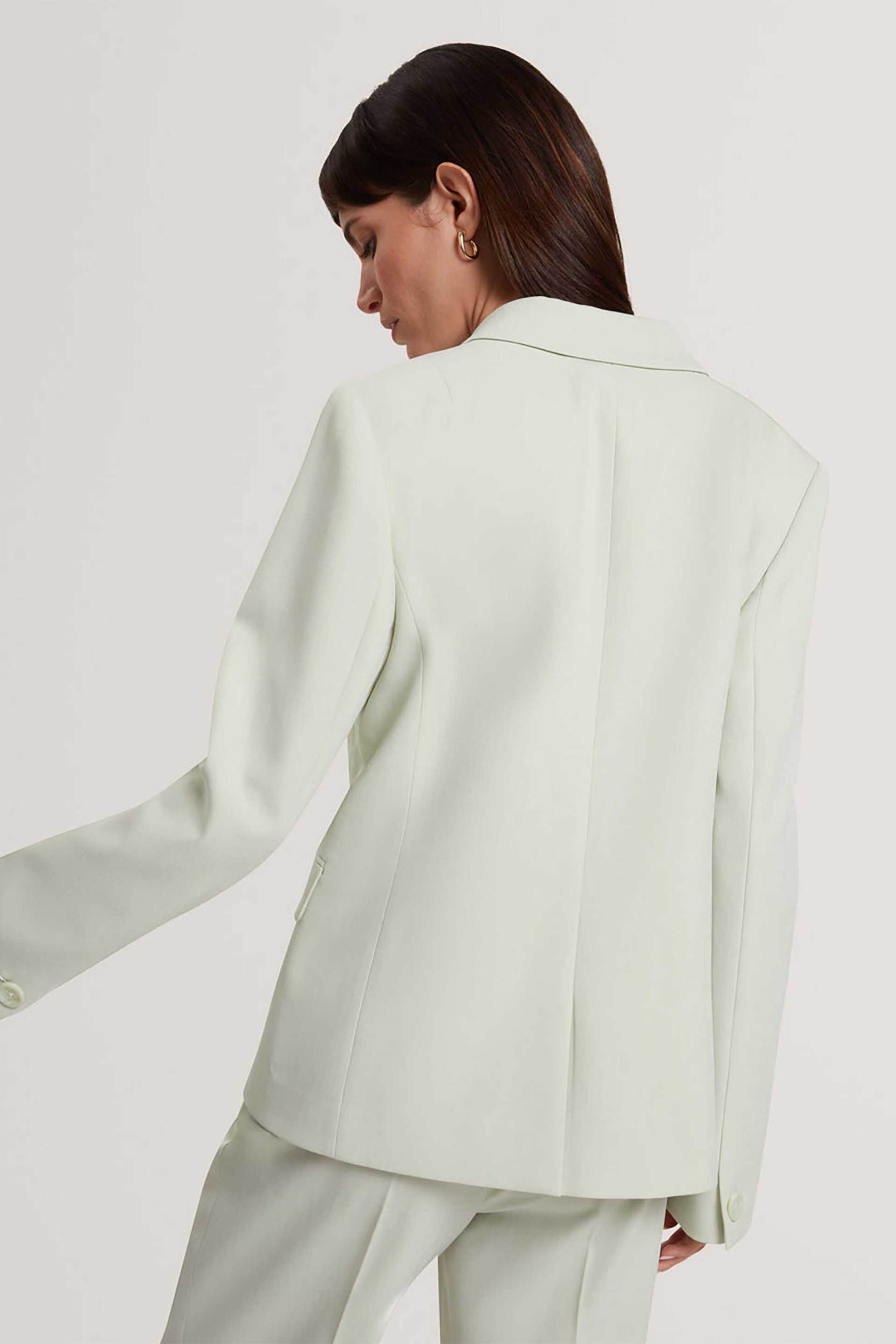 TED BAKER Ted Baker γυναικείο σακάκι μονόχρωμο "Brida" - 283341 Πράσινο Ανοιχτό - 3
