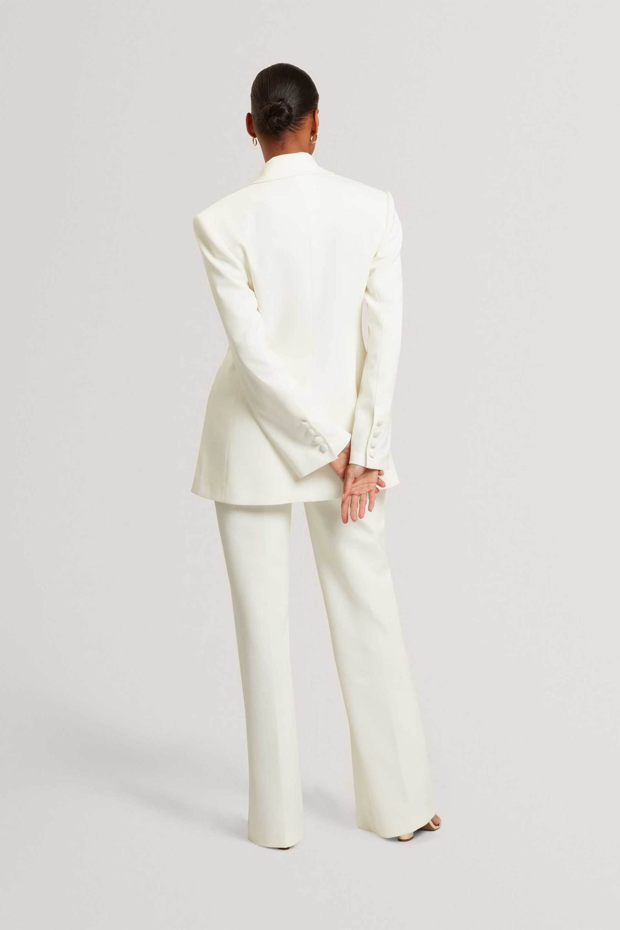 TED BAKER Ted Baker γυναικείο σακάκι μονόχρωμο "Acata - 283381 Εκρού - 3