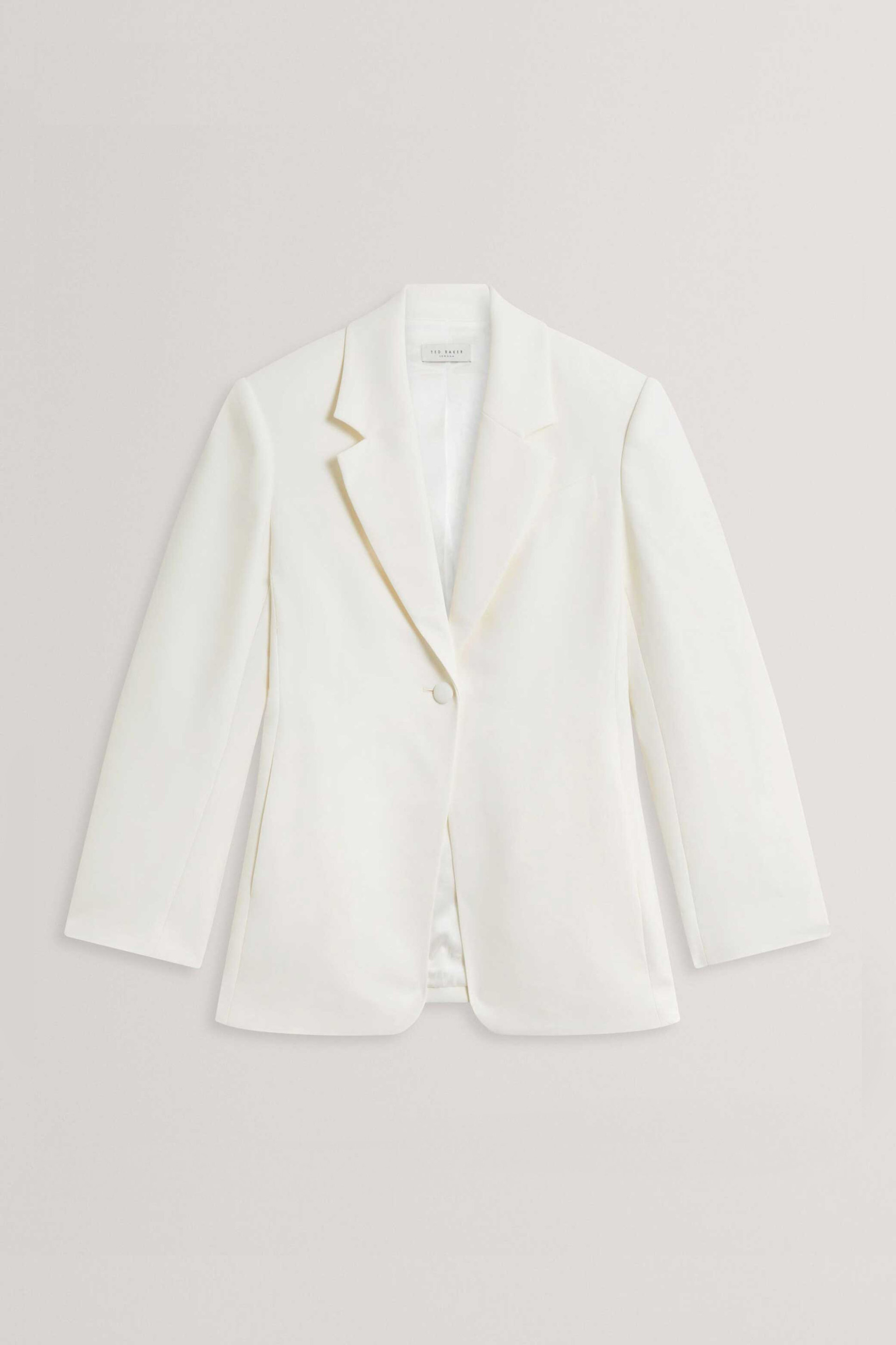 Ted Baker Γυναικείο Σακάκι Μονόχρωμο Acata - 283381 Εκρού