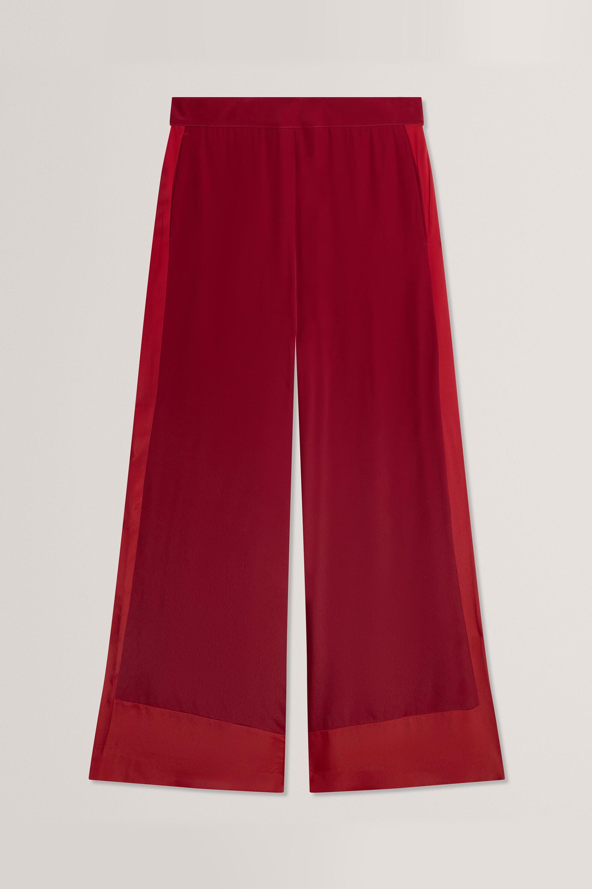 TED BAKER Ted Baker γυναικεία παντελόνα με colour block σχέδιο "Miranna" - 284766 Κόκκινο - 4