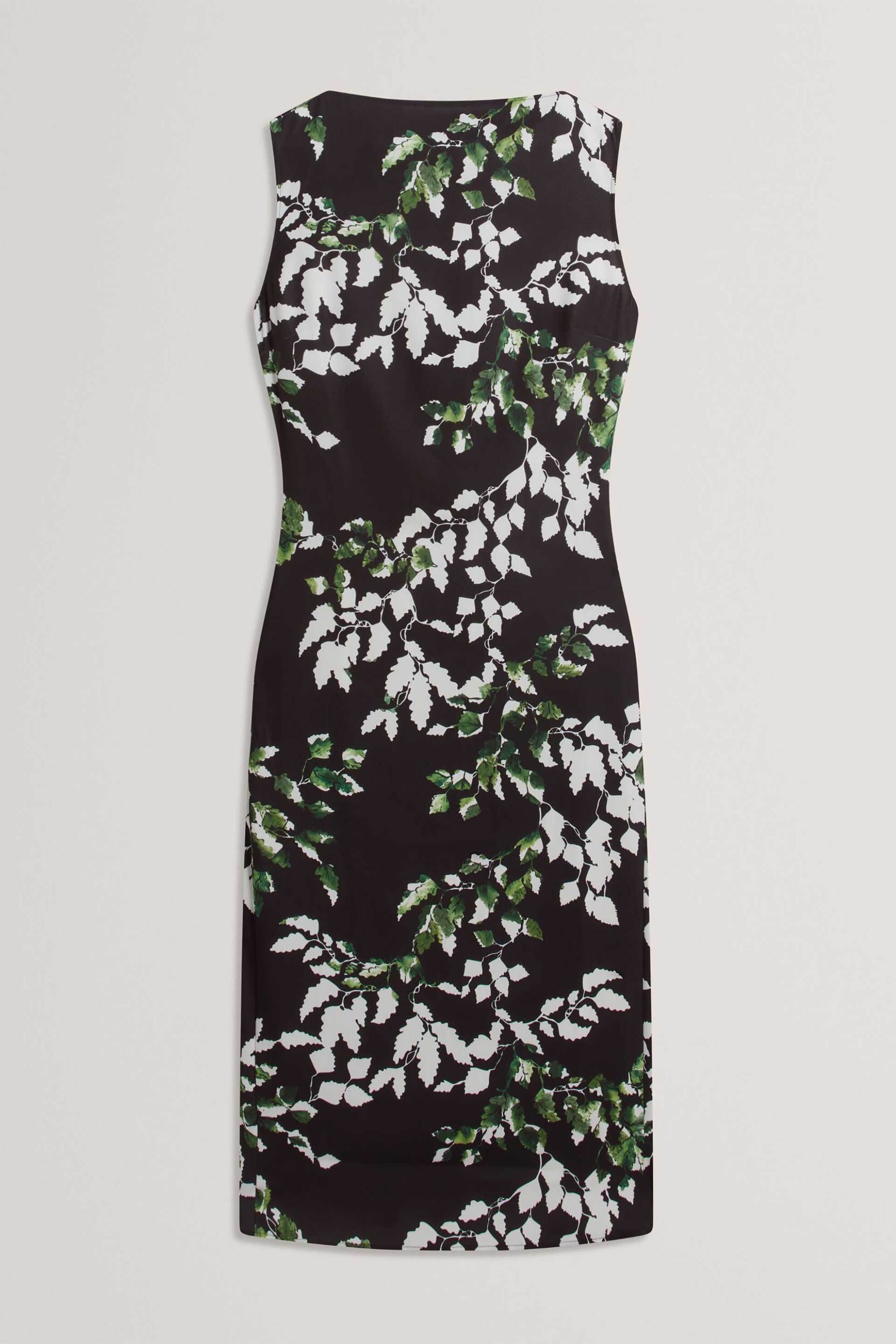 Ted Baker Γυναικείο Midi Φόρεμα με Print Neevv - 284838 Μαύρο