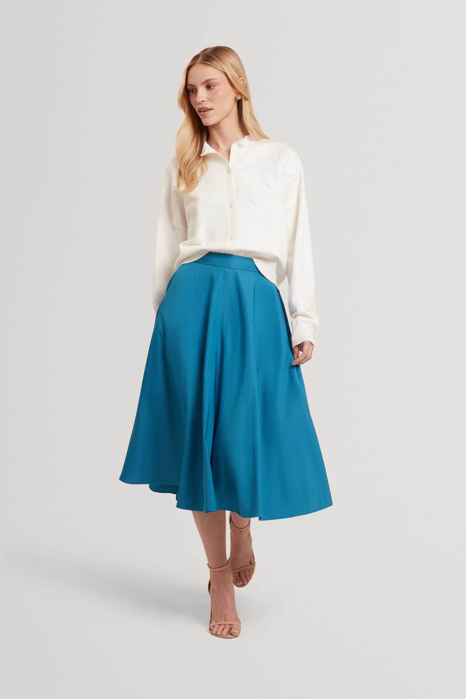 TED BAKER Ted Baker γυναικεία ζακέτα με απλικέ σχέδιο "Neslie" - 284876 Εκρού - 2