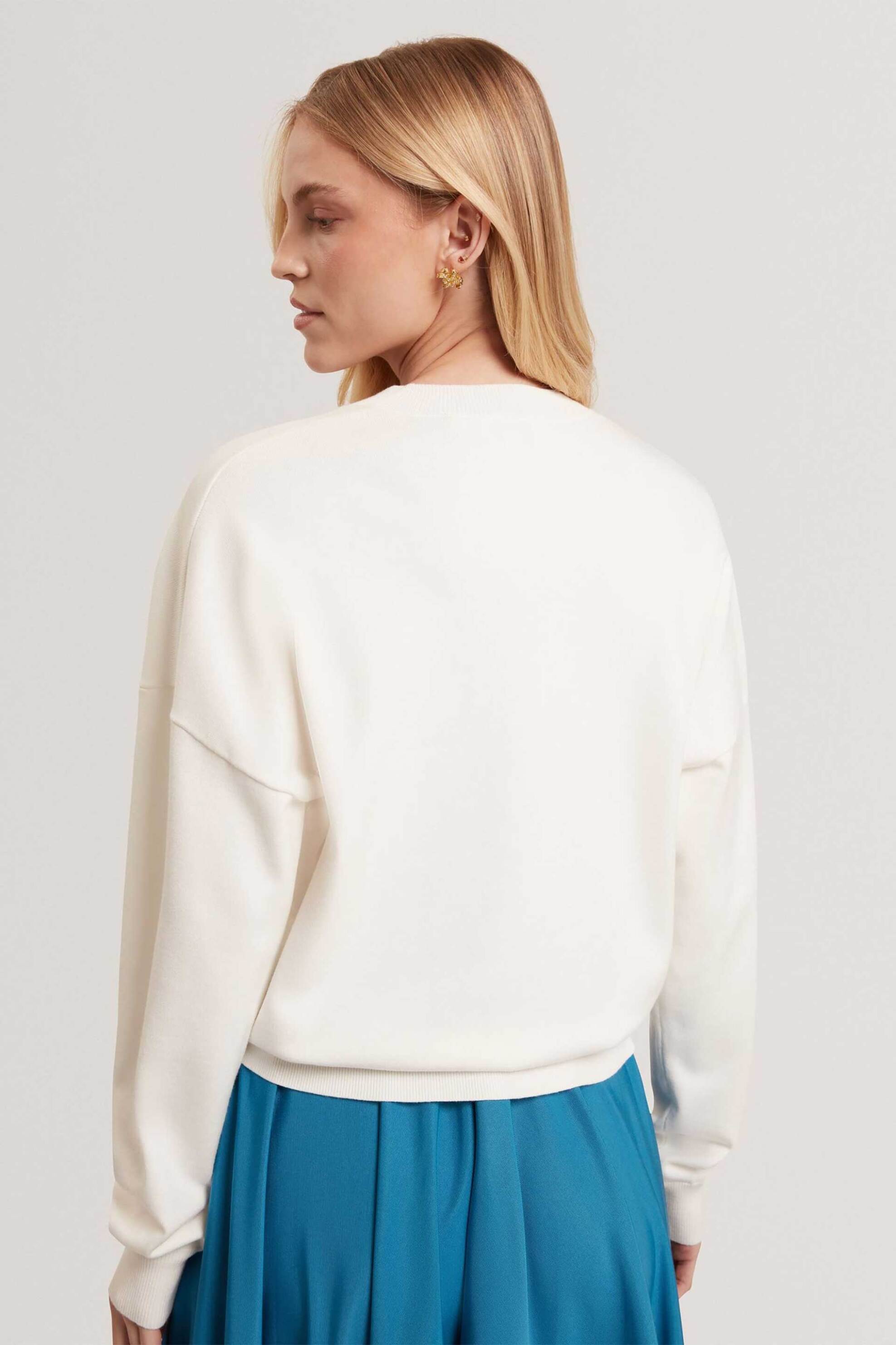 TED BAKER Ted Baker γυναικεία ζακέτα με απλικέ σχέδιο "Neslie" - 284876 Εκρού - 3