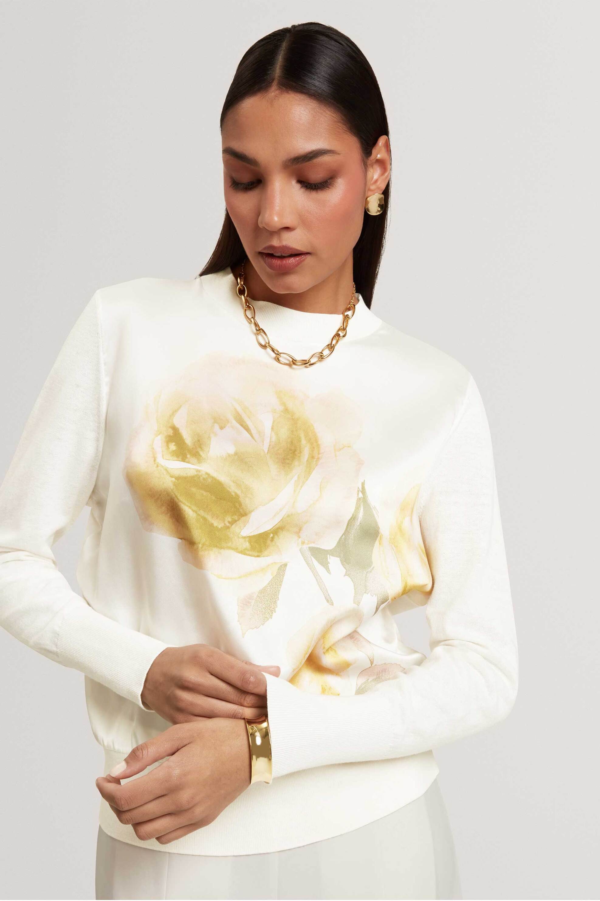 Ted Baker γυναικεία μπλούζα πλεκτή με floral print 