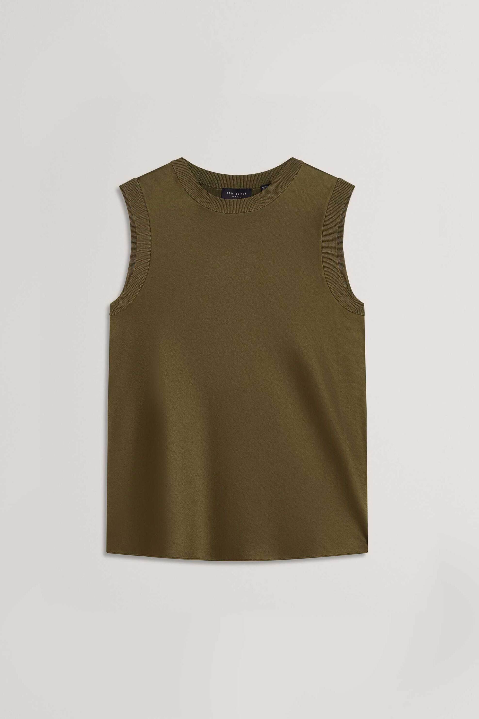 Ted Baker Γυναικείο Τοπ Σατέν Blarnie - 284908 Χακί