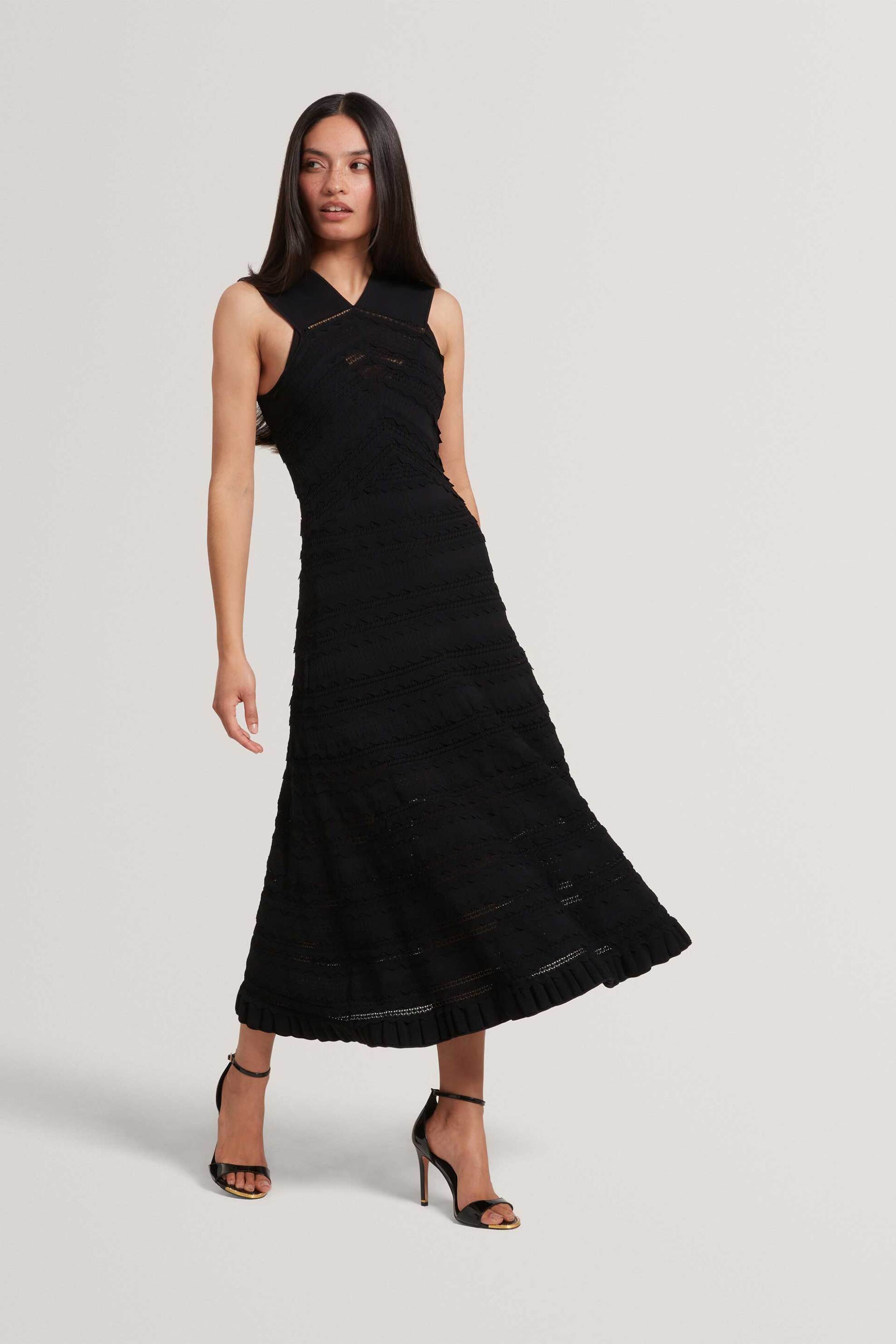 Ted Baker γυναικείο midi φόρεμα πλεκτό 