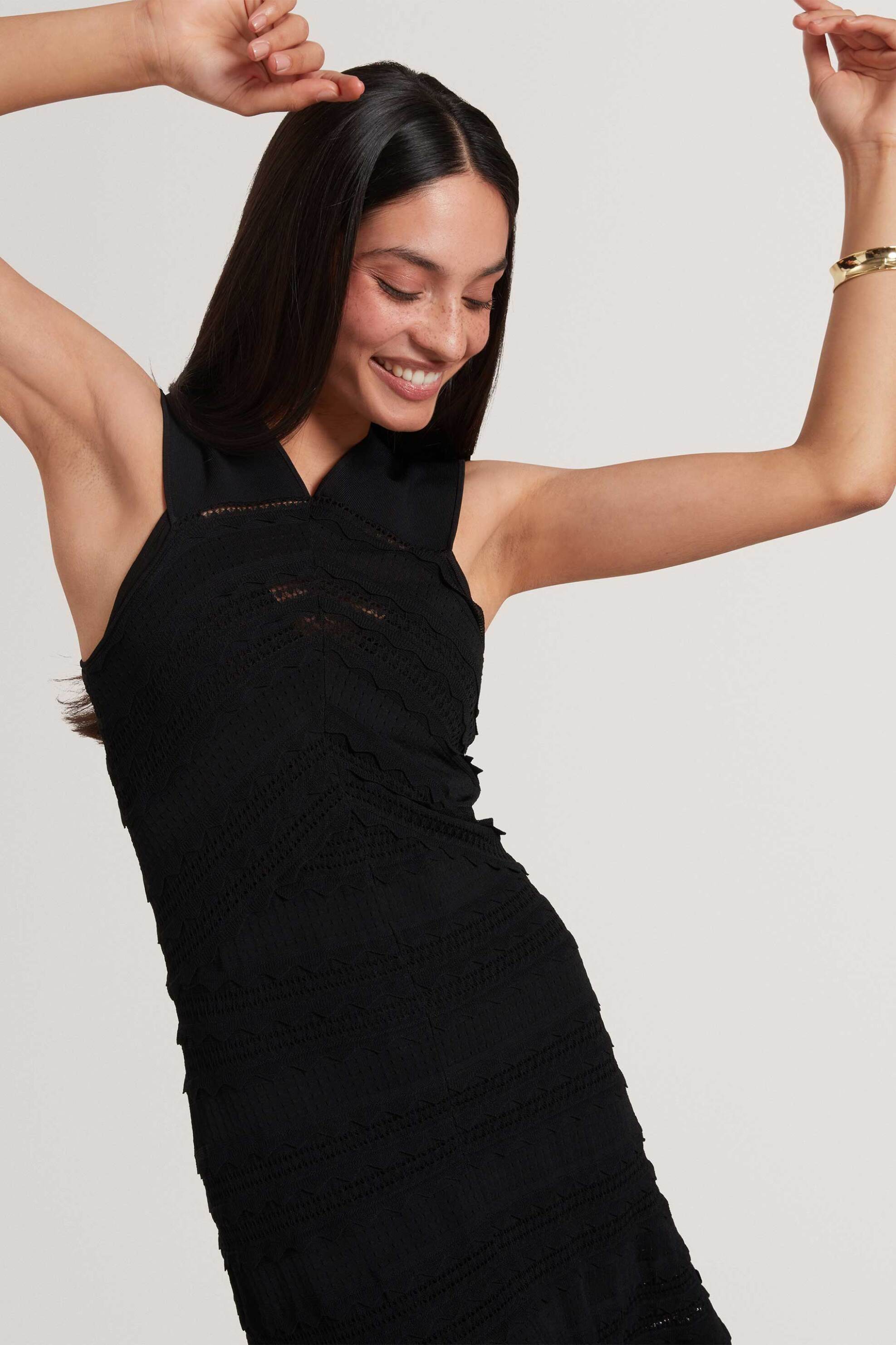 Ted Baker γυναικείο midi φόρεμα πλεκτό 