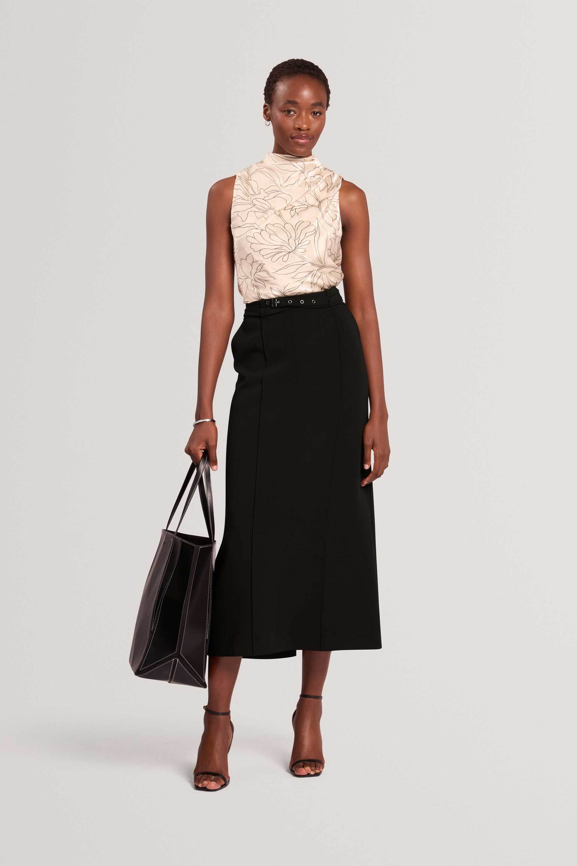 Ted Baker γυναικεία midi φούστα με ζώνη 