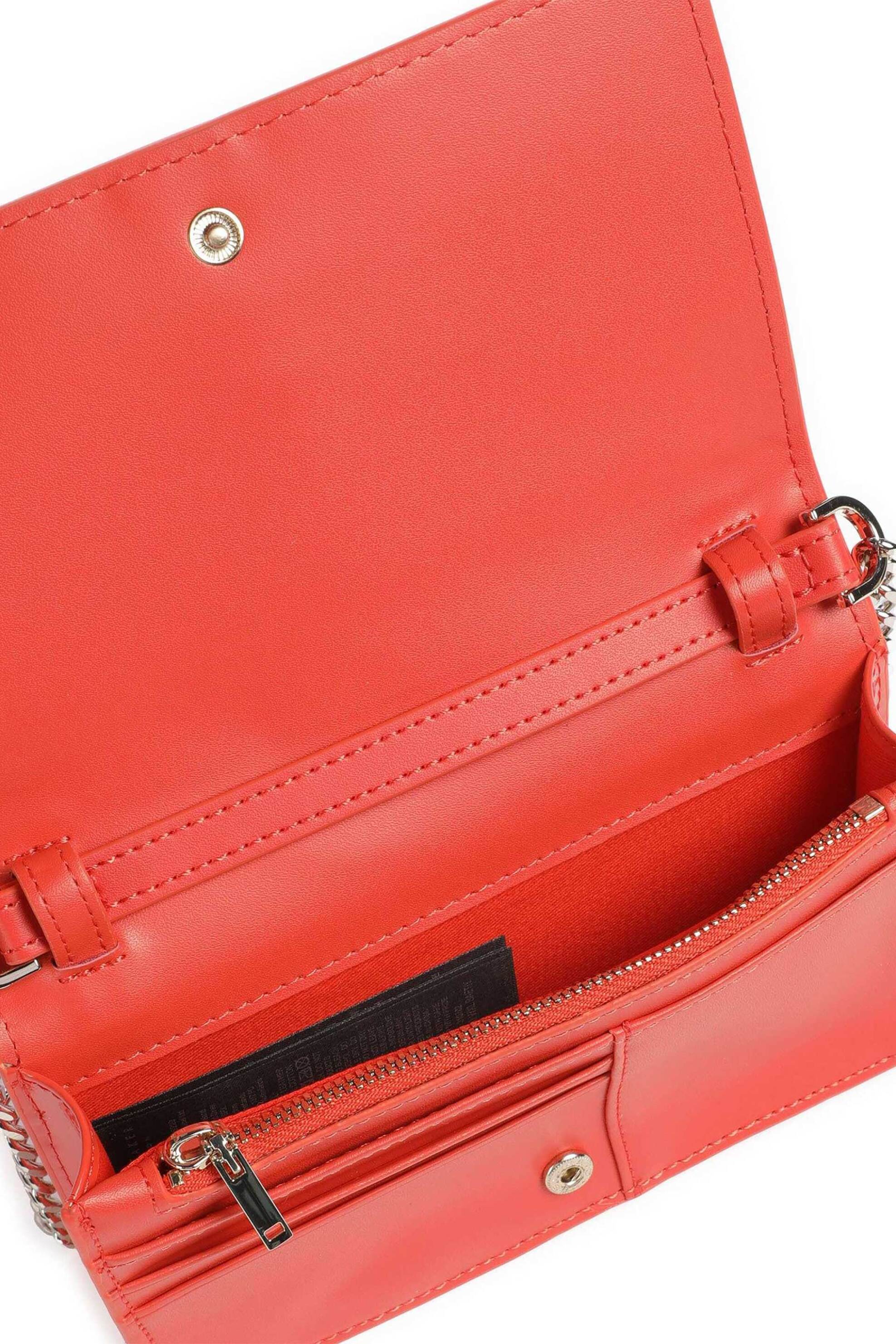 Ted Baker γυναικεία δερμάτινη τσάντα crossbody μεταλλιζέ "Baetiy" - 274040 Κόκκινο φωτογραφία