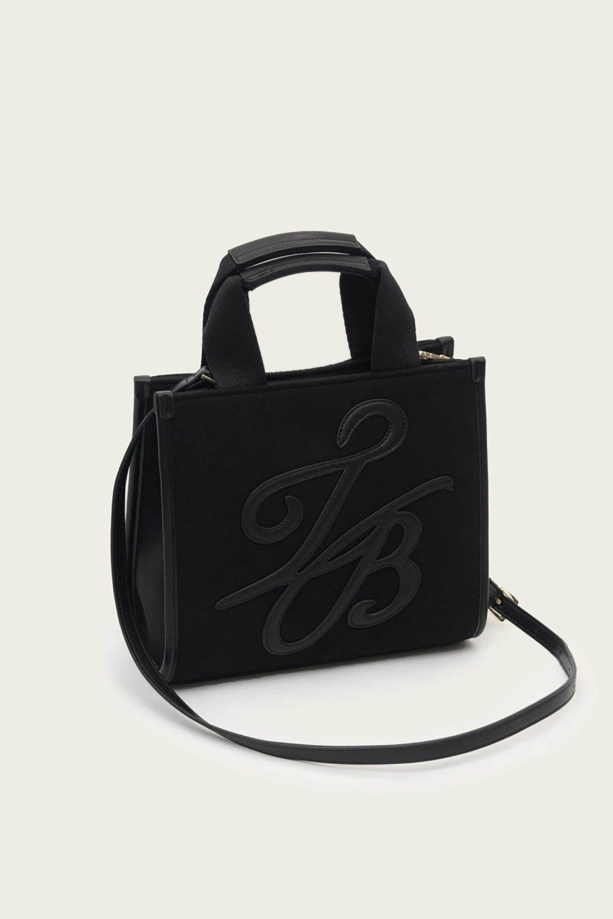 Ted Baker γυναικεία τσάντα χειρός με ανάγλυφο λογότυπο ''Raylea Tb Medium'' - 277743 Μαύρο φωτογραφία