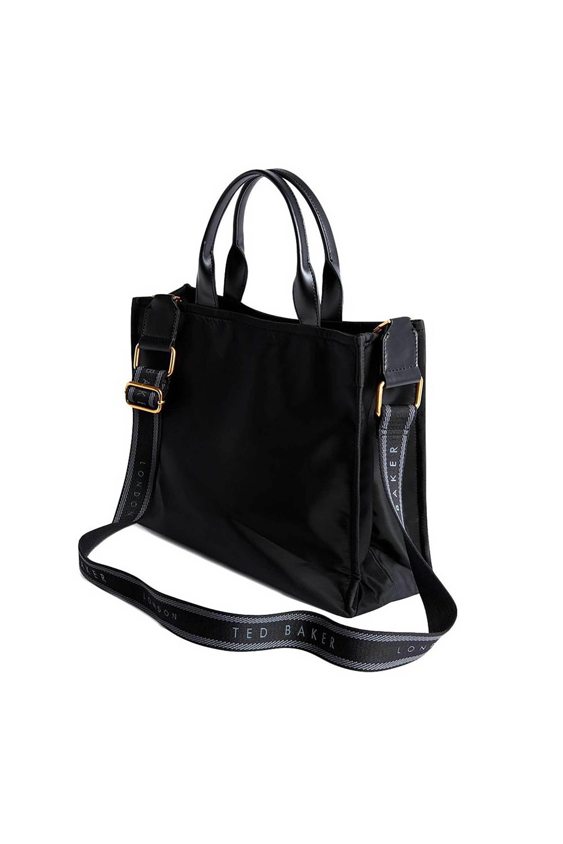 TED BAKER Ted Baker γυναικεία τσάντα ώμου με ανάγλυφο λογότυπο ''Halea'' - 278549 Μαύρο - 2