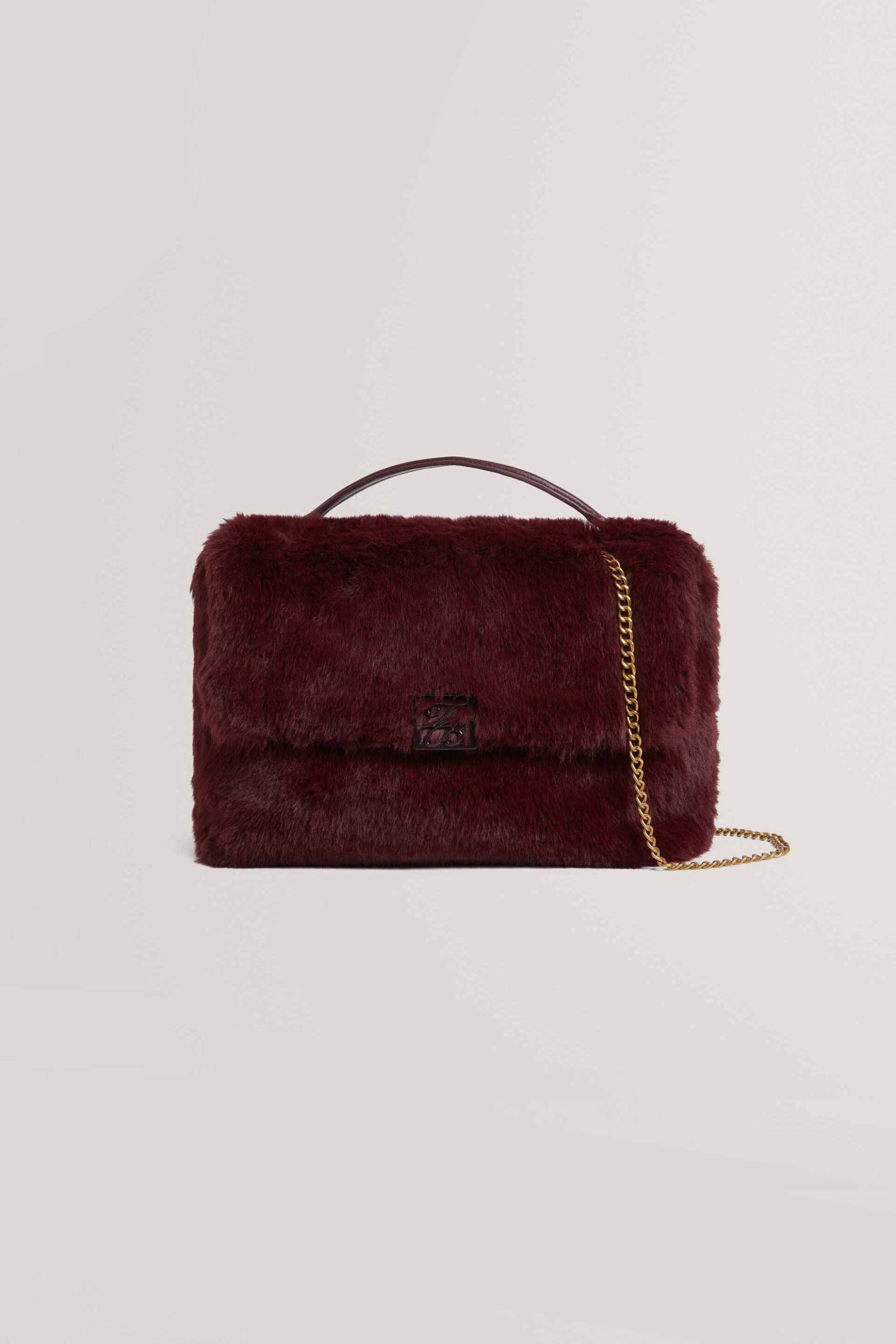 Ted Baker γυναικεία τσάντα ώμου faux fur "Anilie" | ONE SIZE