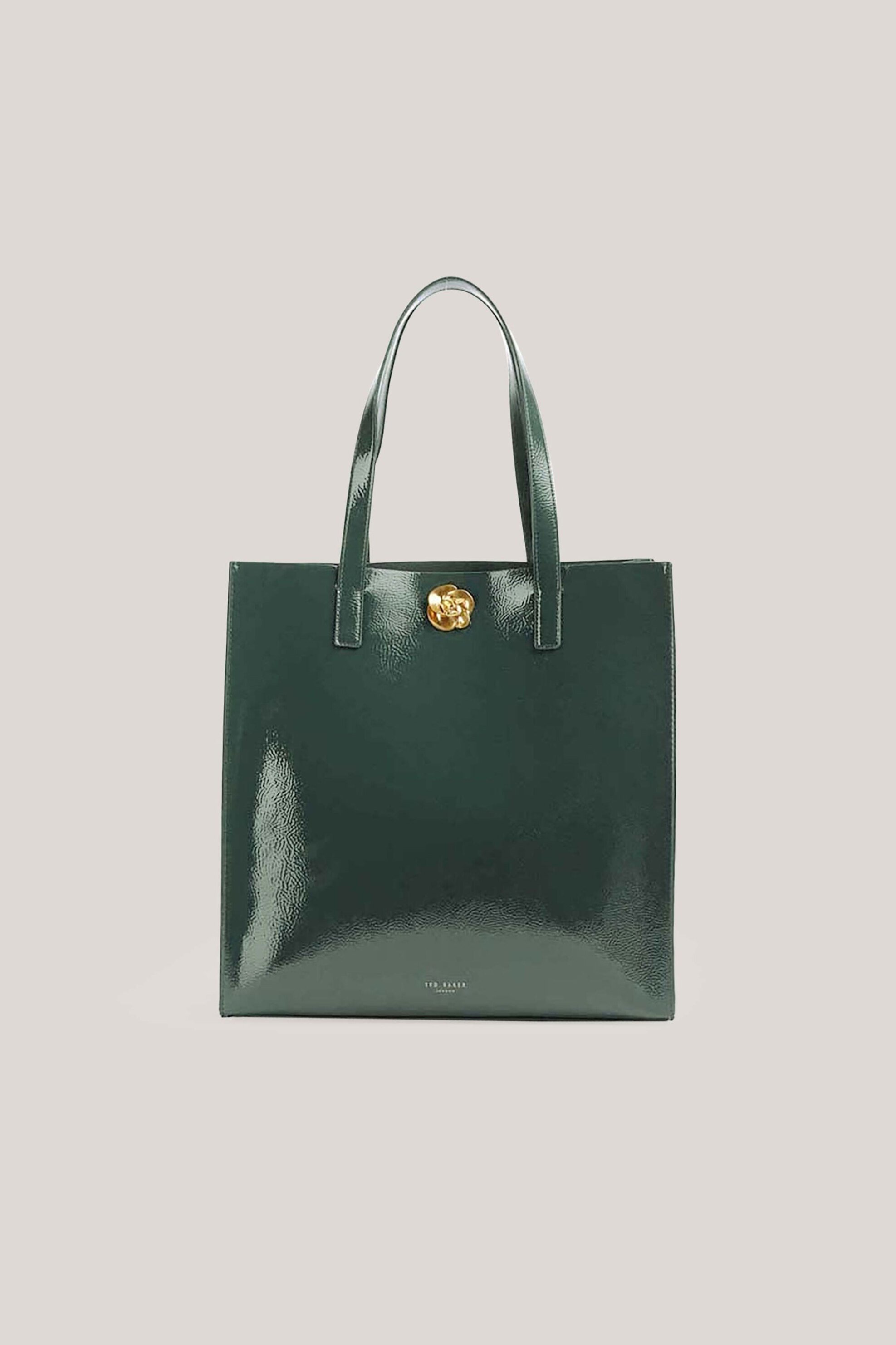 Ted Baker γυναικεία τσάντα ώμου με μεταλλικό λουλούδι "Rosenni"