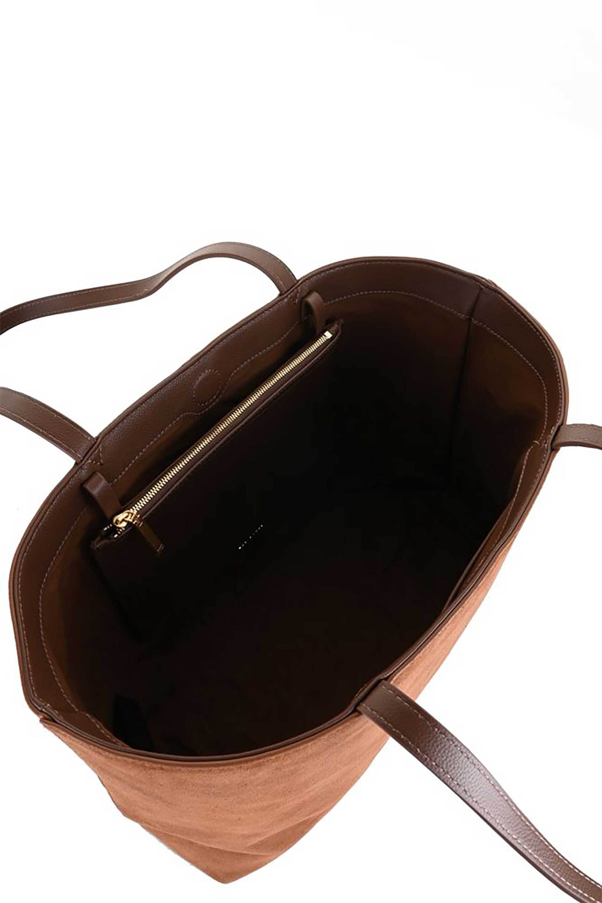 Ted Baker Γυναικεία Suede Τσάντα Ώμου Tote Symona - 282685 Καφέ