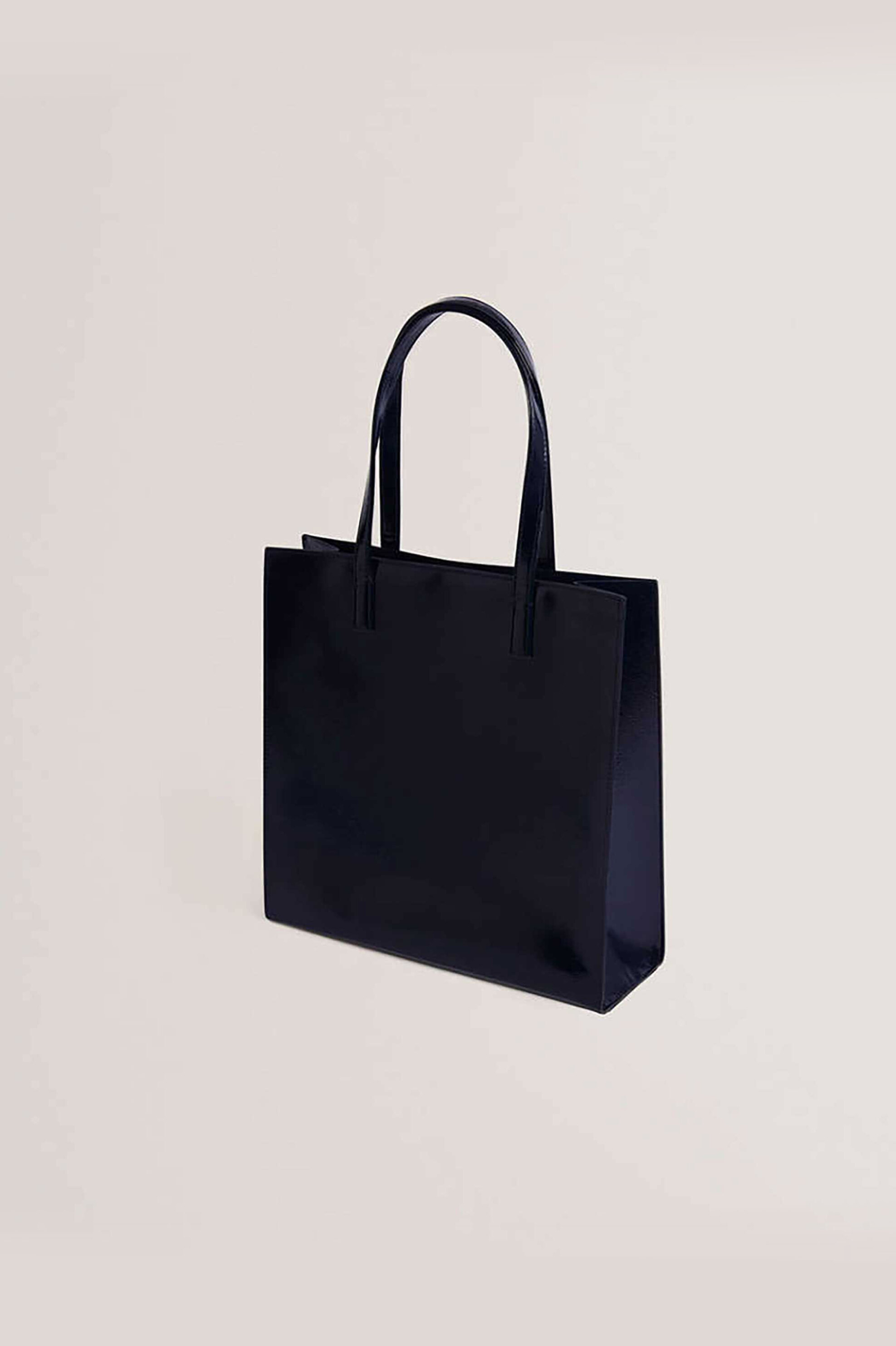 Ted Baker Γυναικεία Τσάντα Ώμου Shopper Camryyn Large Printed Crinkle Icon&Apos - 282710 Σκούρο Μπλε