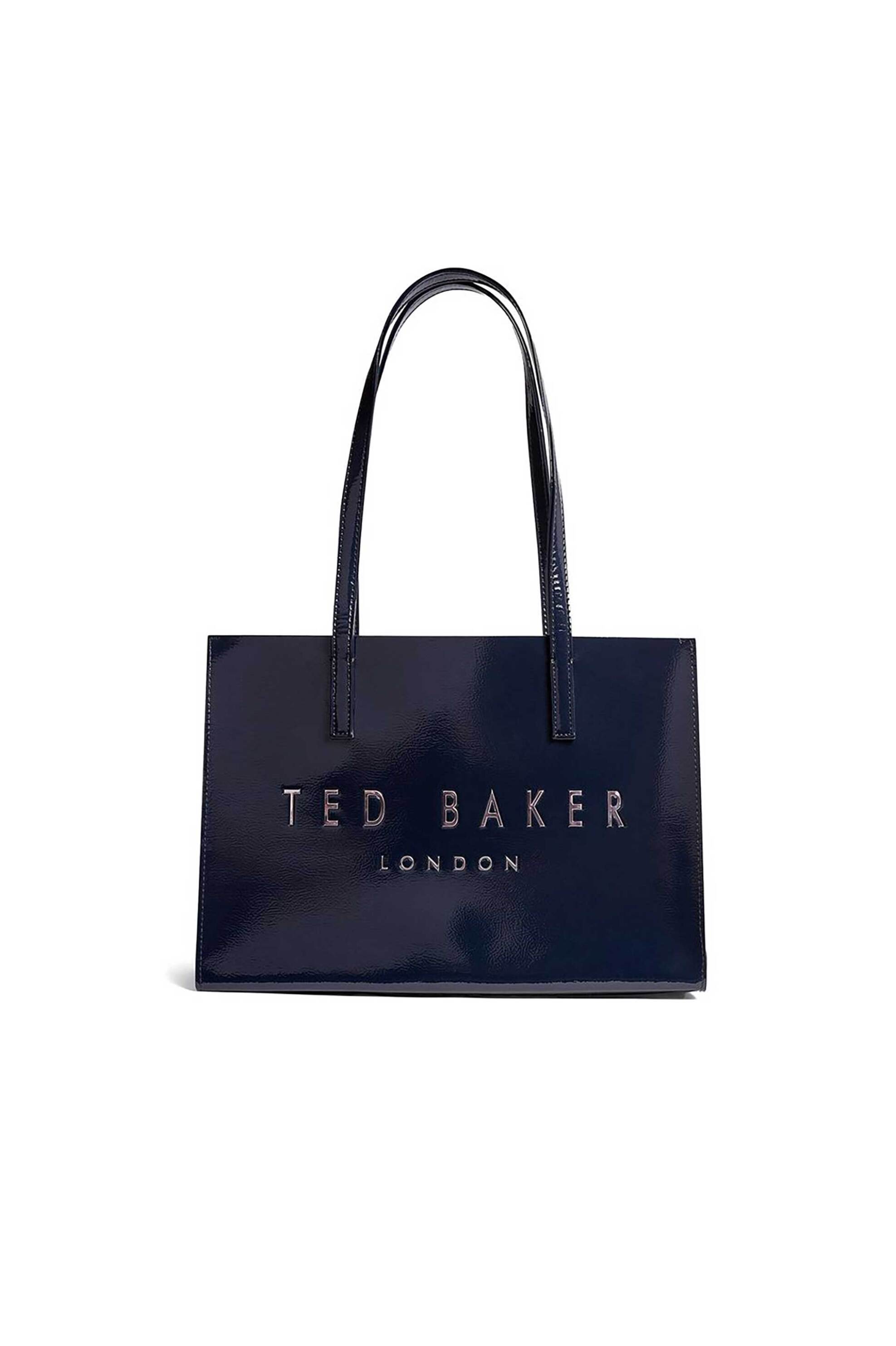 Ted Baker γυναικεία τσάντα ώμου shopper "Camiyla Printed Crinkle Icon'' - 282711 Σκούρο Μπλε