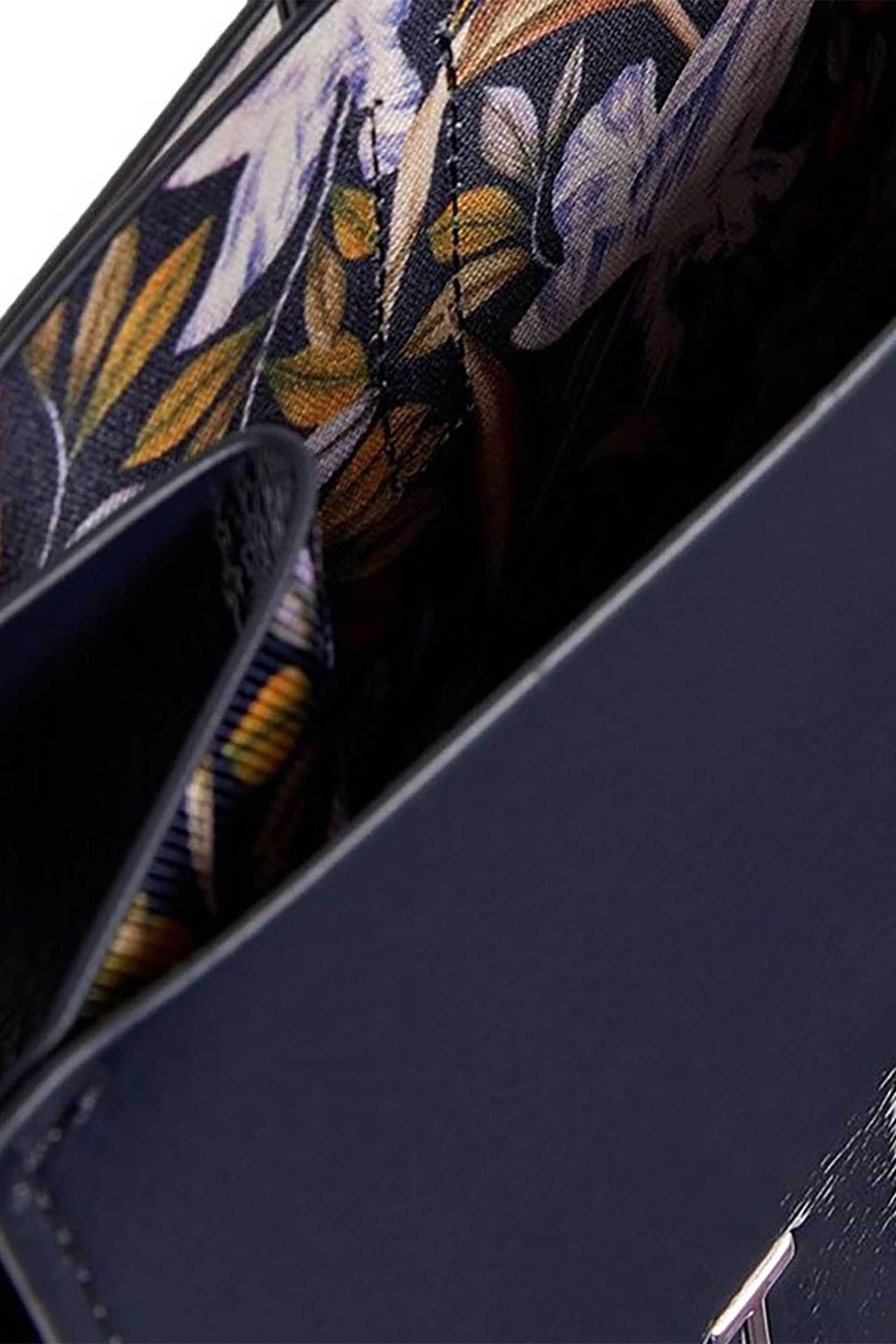 Ted Baker Γυναικεία Τσάντα Ώμου Shopper Camiyla Printed Crinkle Icon&Apos - 282711 Σκούρο Μπλε