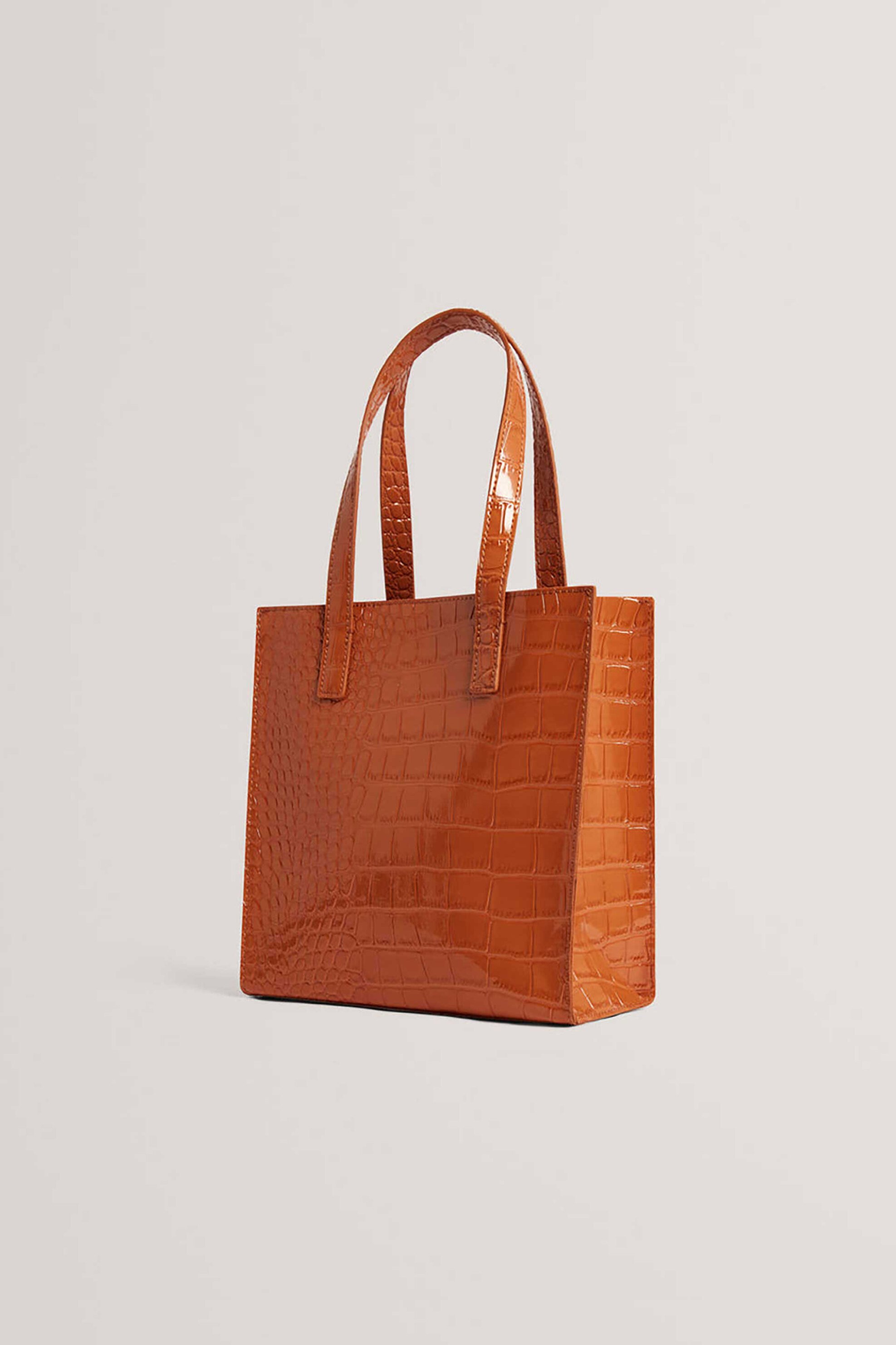 Ted Baker γυναικεία τσάντα ώμου με κροκό σχέδιο 