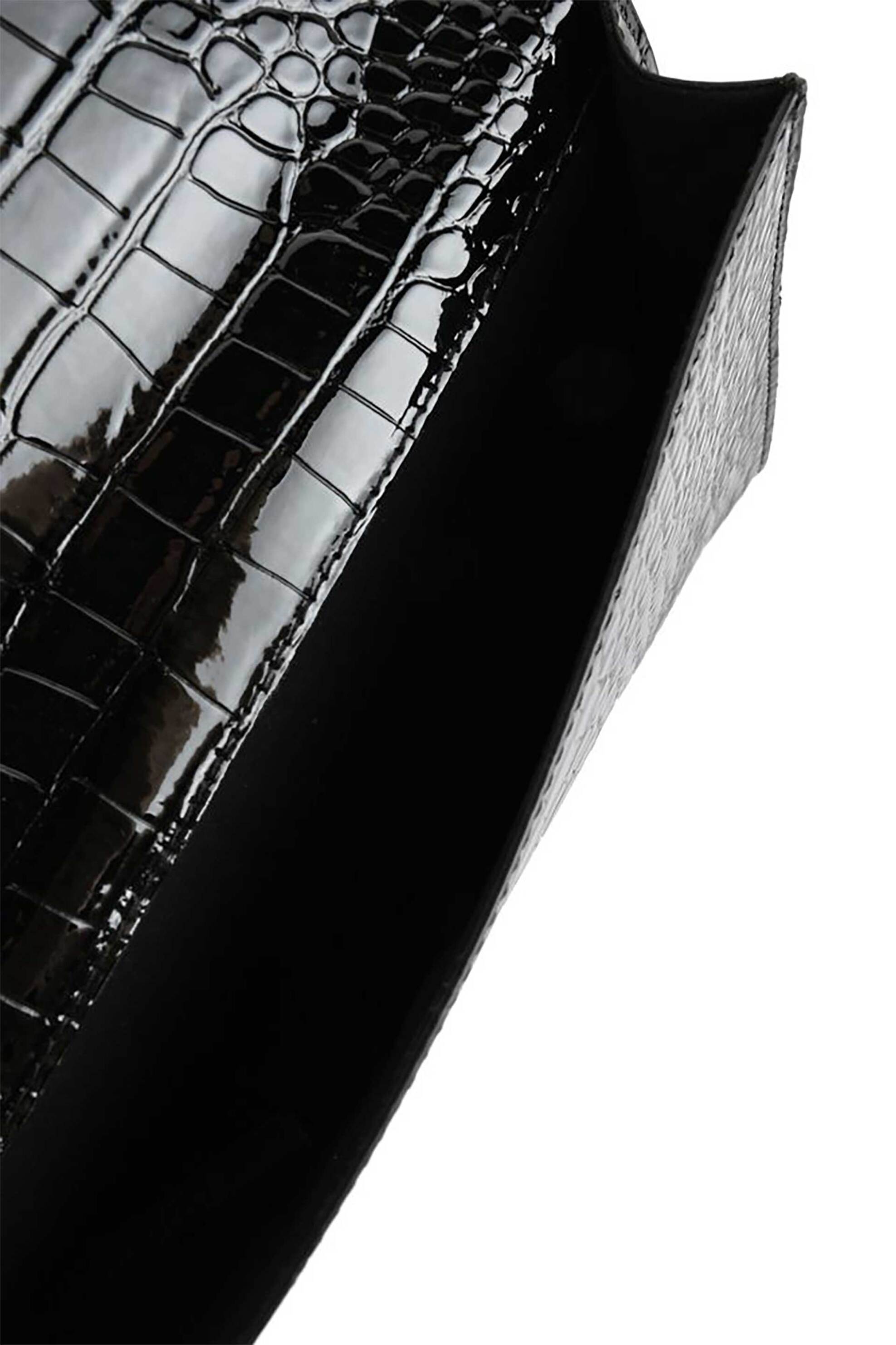 Ted Baker γυναικείo clutch με κροκό σχέδιο "Wesslie" - 282823 Μαύρο φωτογραφία