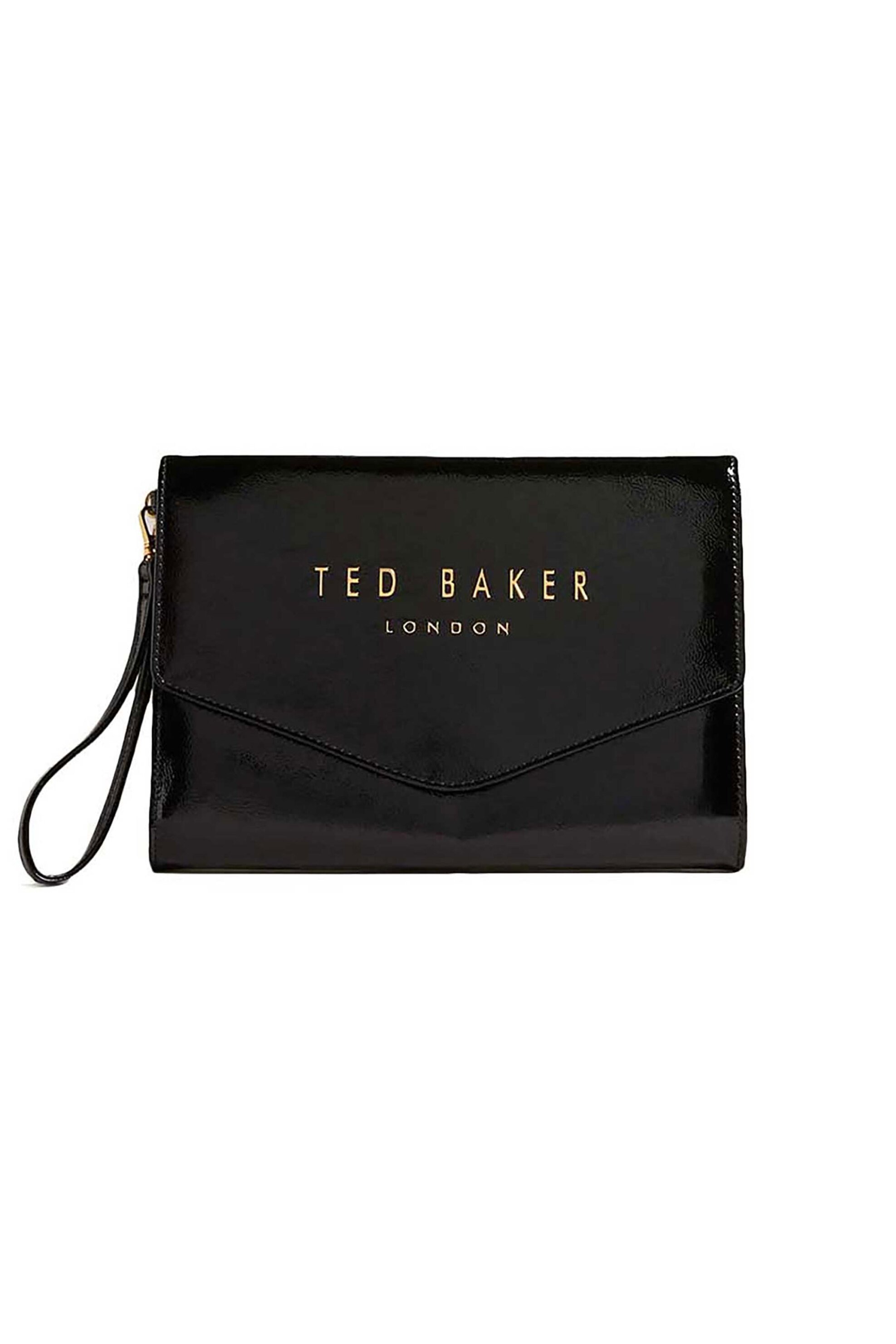 Ted Baker γυναικείo clutch "Crinkie Crinkle Icon Pouch" - 283874 Μαύρο