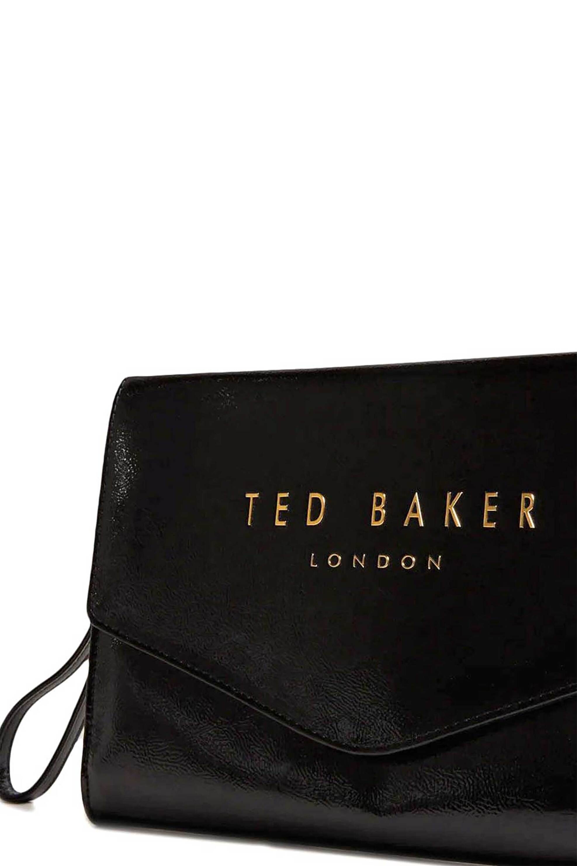 Ted Baker γυναικείo clutch "Crinkie Crinkle Icon Pouch" - 283874 Μαύρο φωτογραφία