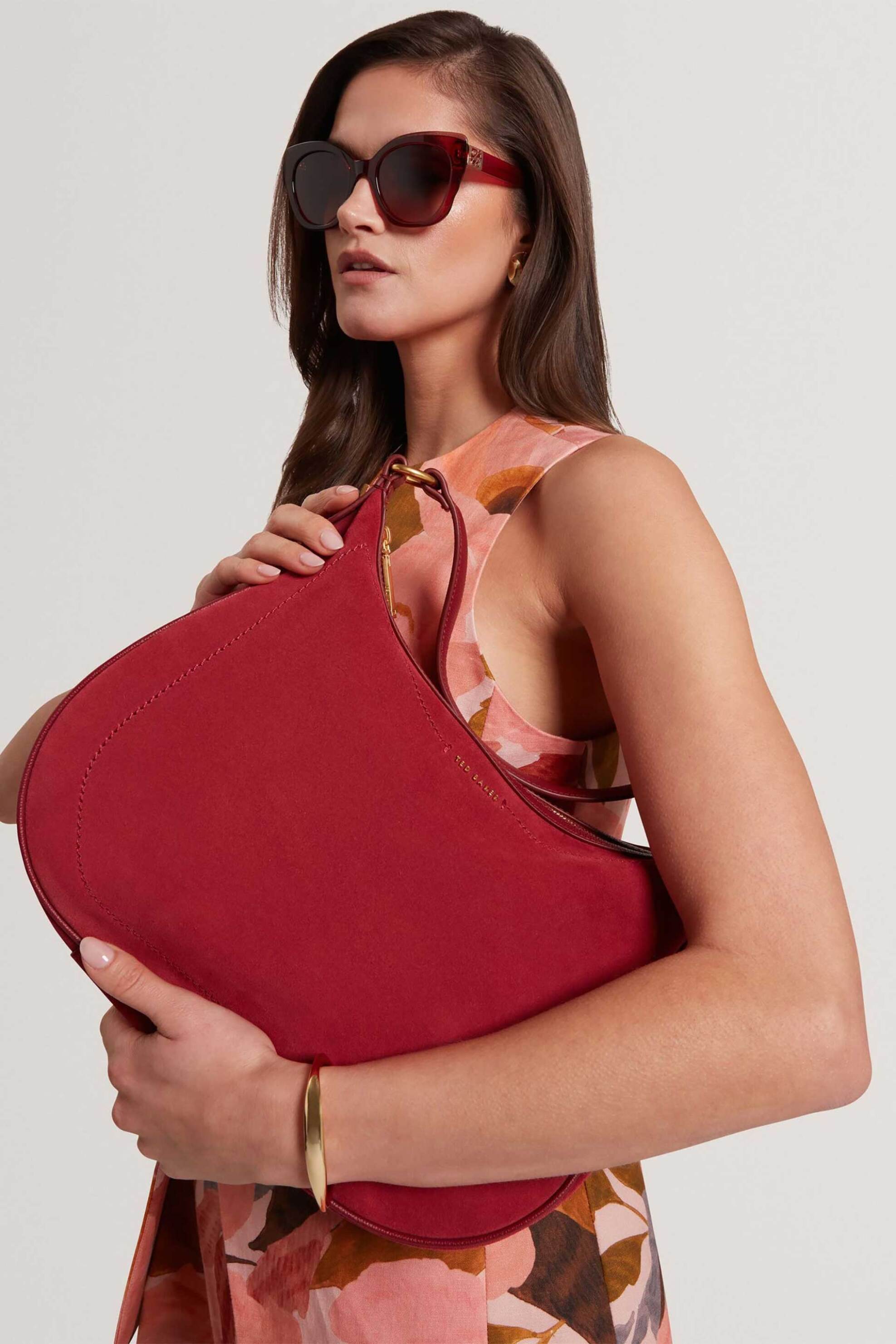 TED BAKER Ted Baker γυανικεία τσάντα ώμου "Samiyra" - 284886 Μπορντό - 3