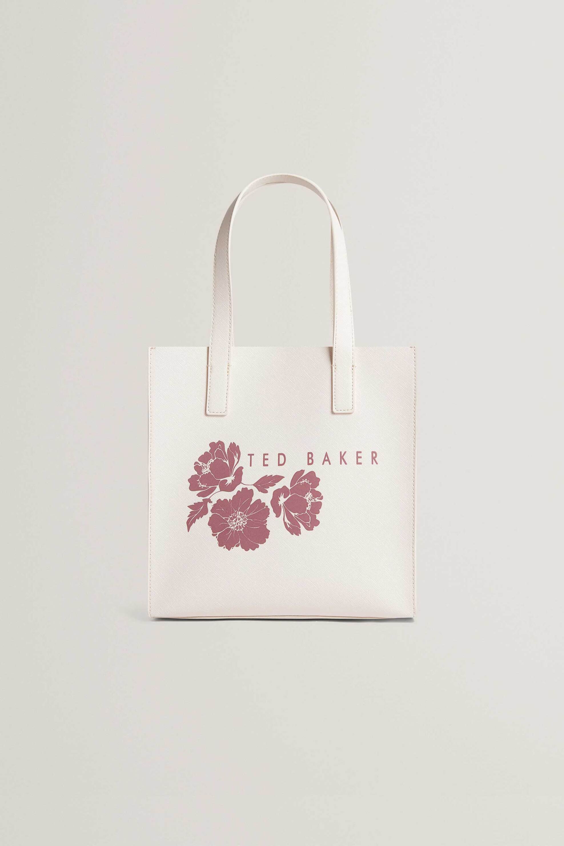 Ted Baker γυναικεία τσάντα ώμου με ανάγλυφο floral print ''Iconny'' - 284913 Ροζ