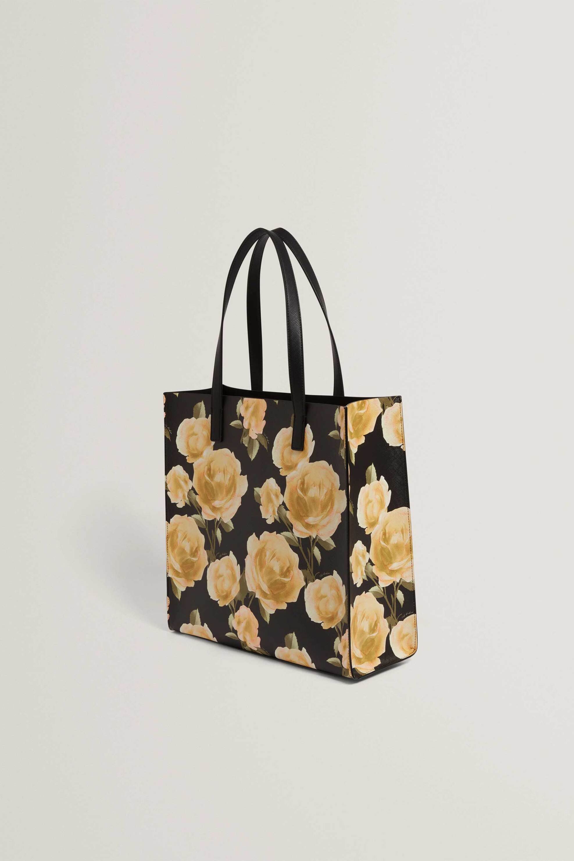 Ted Baker γυναικεία τσάντα ώμου με floral print ''Teracon'' - 284918 Μαύρο
