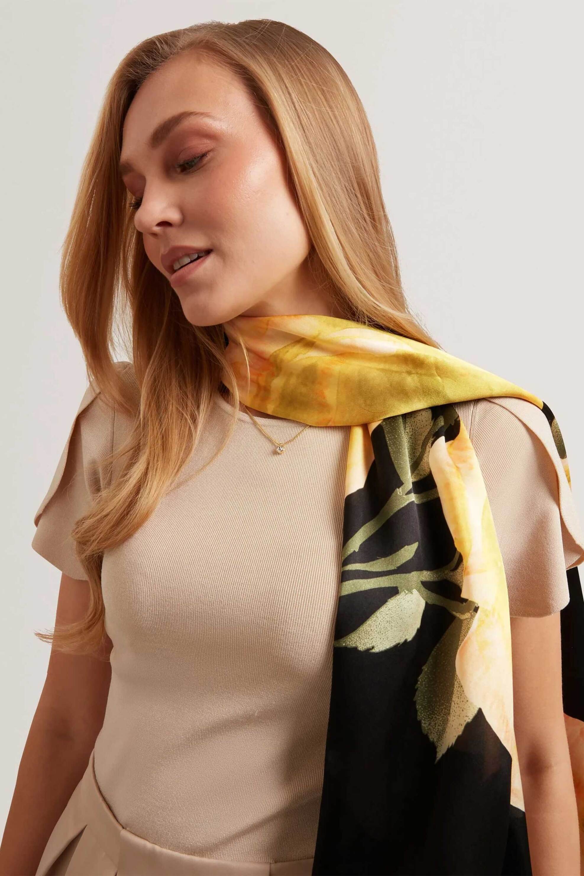 Ted Baker γυναικείο φουλάρι μεταξωτό 