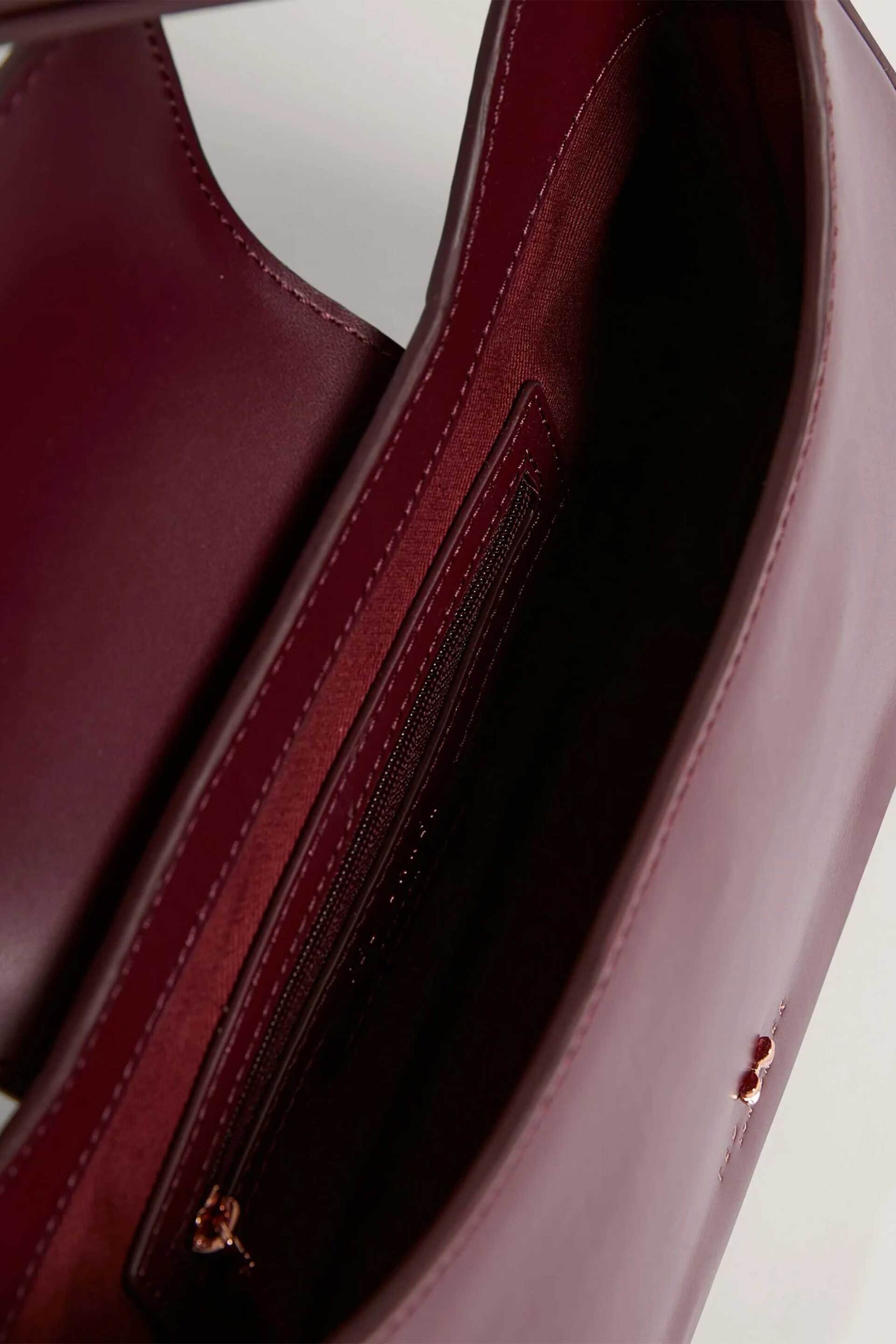 TED BAKER Ted Baker γυναικεία τσάντα ώμου "Curlo" - 285556 Μπορντό - 3