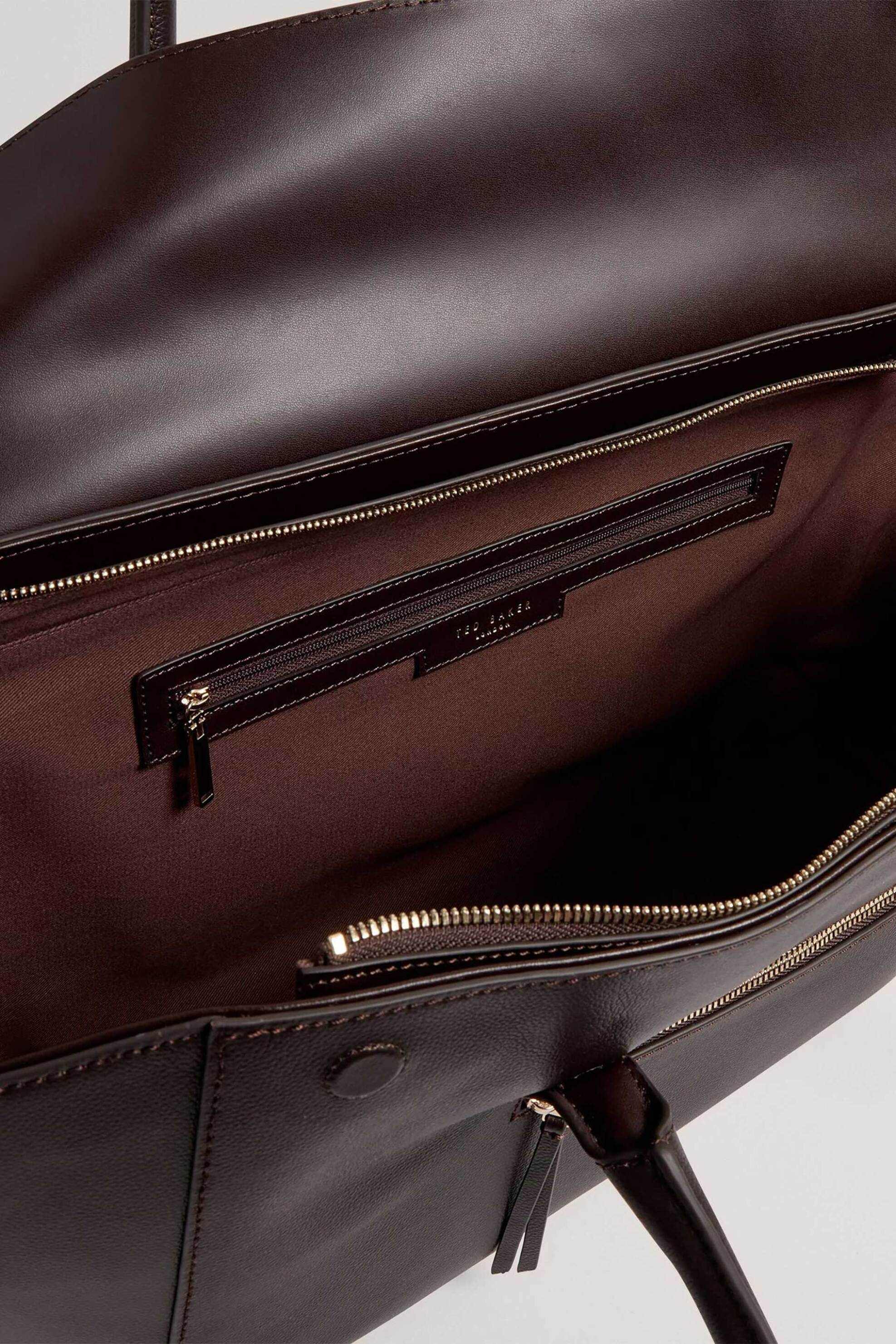 TED BAKER Ted Baker γυναικεία τσάντα ώμου "Toniie" - 285564 Καφέ Σκούρο - 3