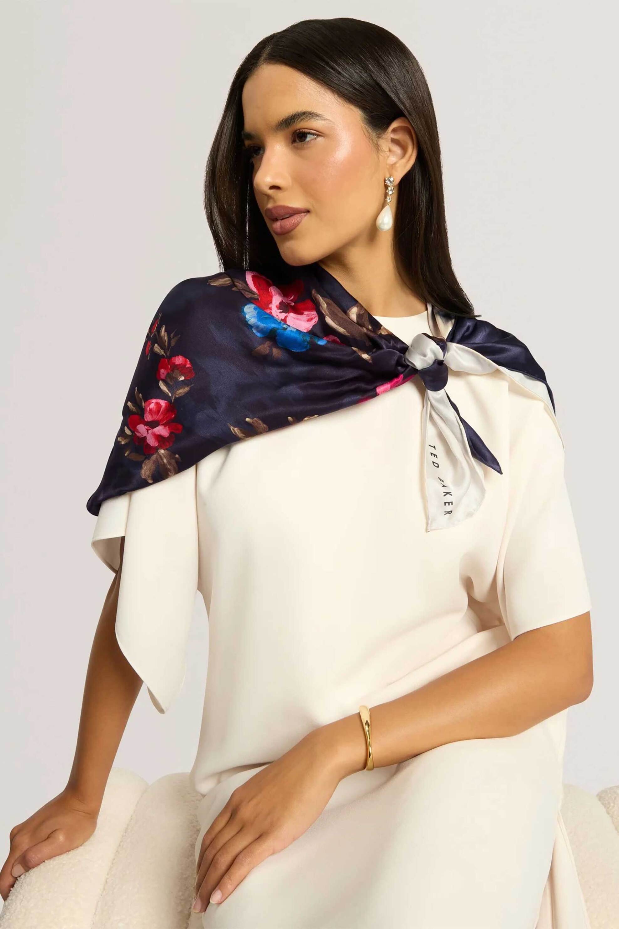 Ted Baker γυναικείο φουλάρι μεταξωτό 