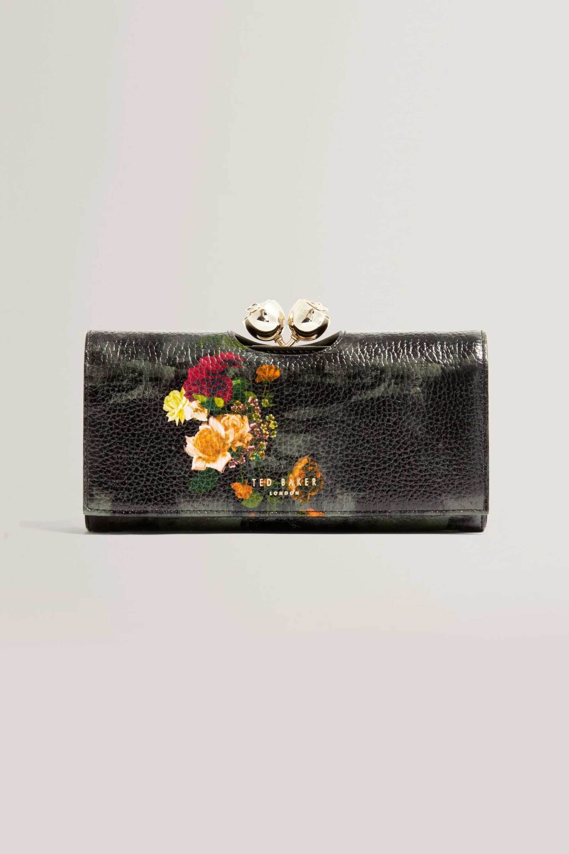 Ted Baker γυναικείο πορτοφόλι με μεταλλικό κούμπωμα 