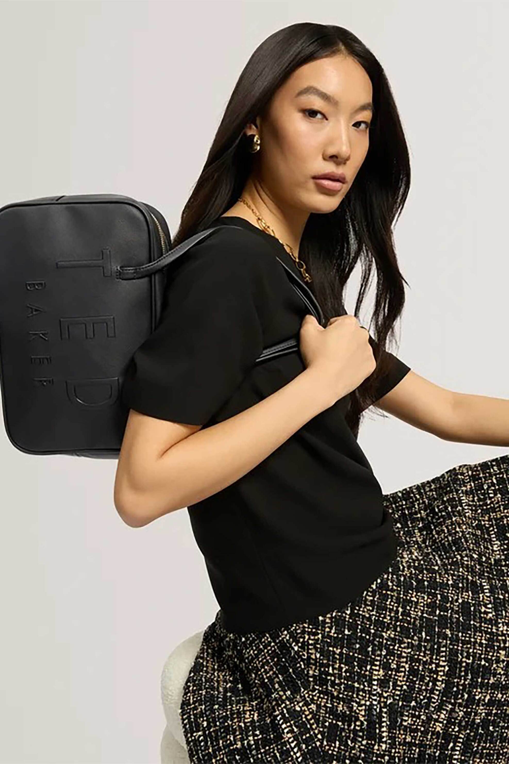 TED BAKER Ted Baker γυναικεία τσάντα ώμου "Launia" - 285967 Μαύρο - 4