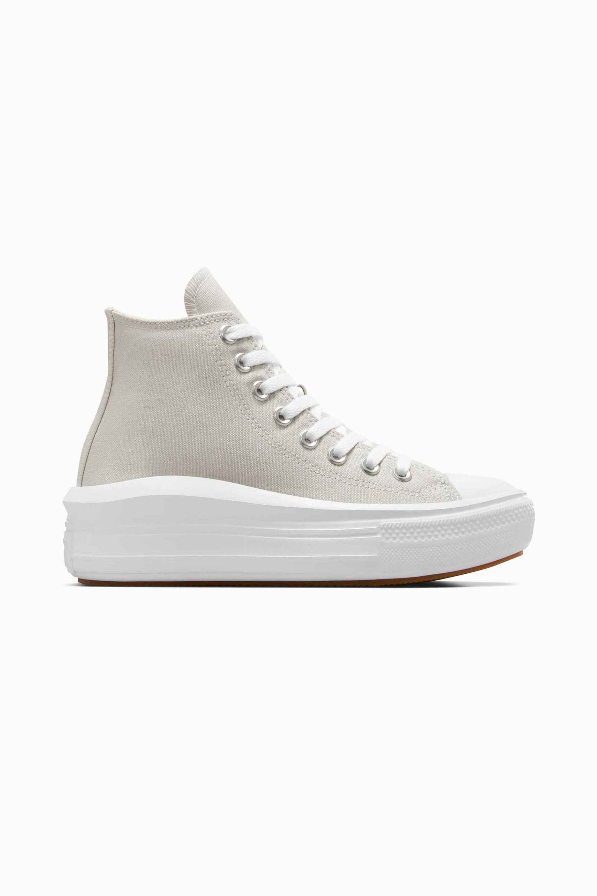 CONVERSE Converse unisex sneakers με ψηλό πάτο "Chuck Taylor All Star Move Platform" - A07579C Εκρού