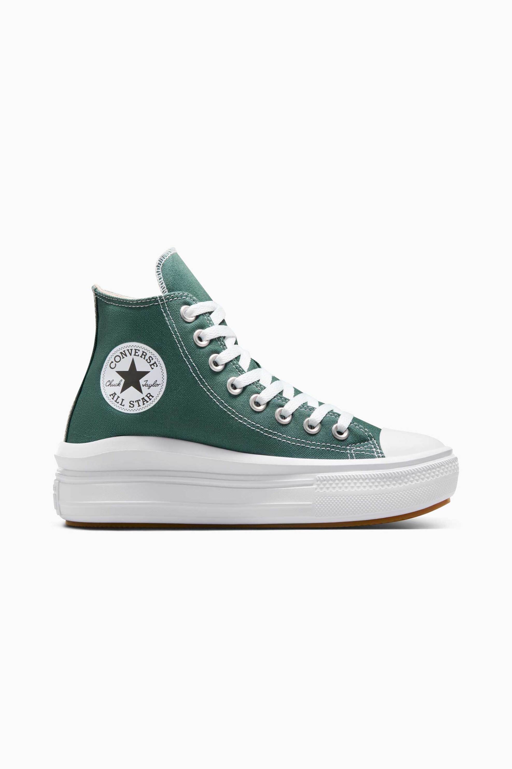 Converse γυναικεία sneakers μποτάκια "Chuck Taylor All Star Move Platform" - A10664C Πράσινο φωτογραφία