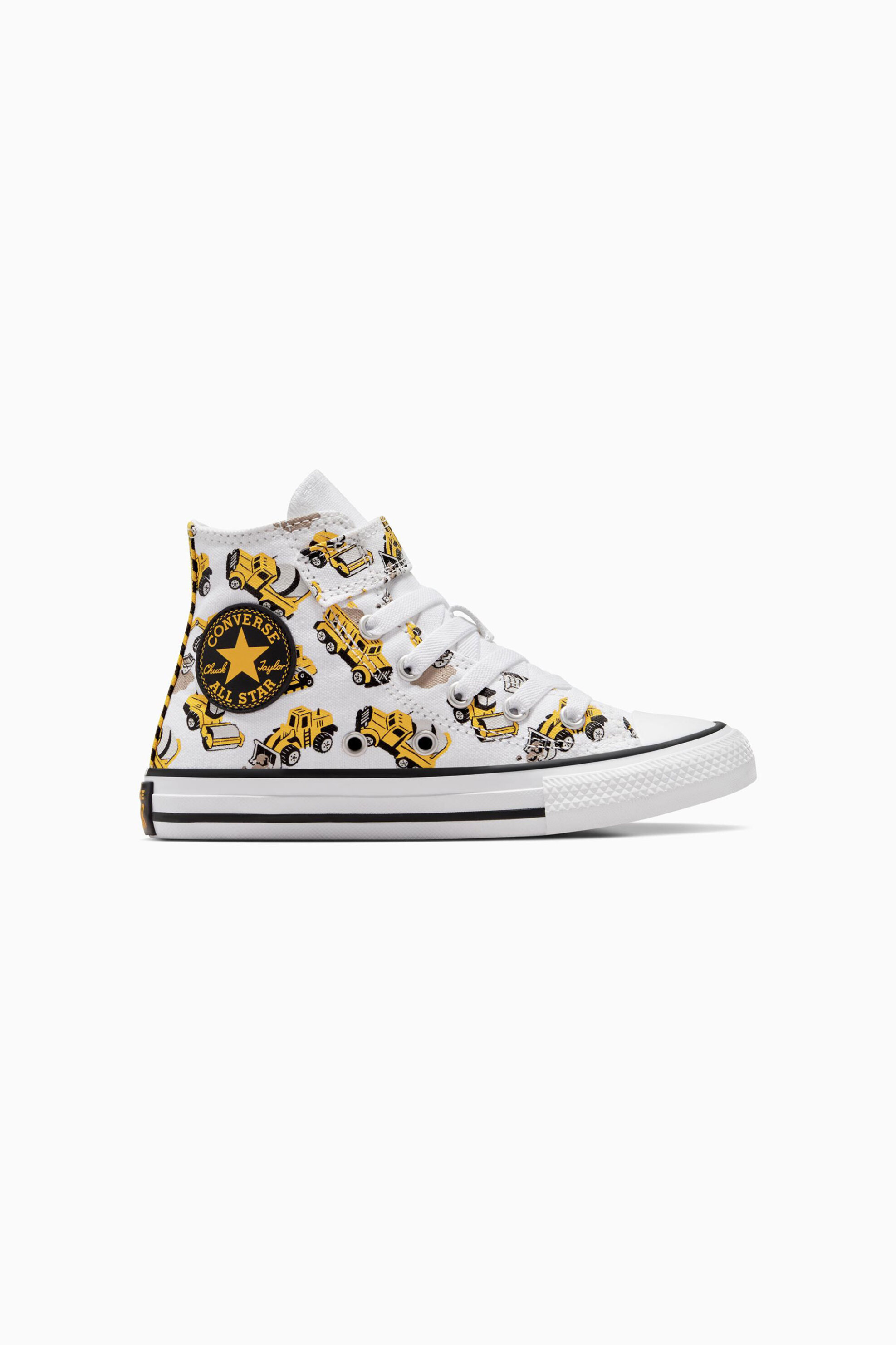 Converse παιδικά sneakers μποτάκια "Chuck Taylor All Star Construction Truck Easy-On" - A10766C Λευκό φωτογραφία