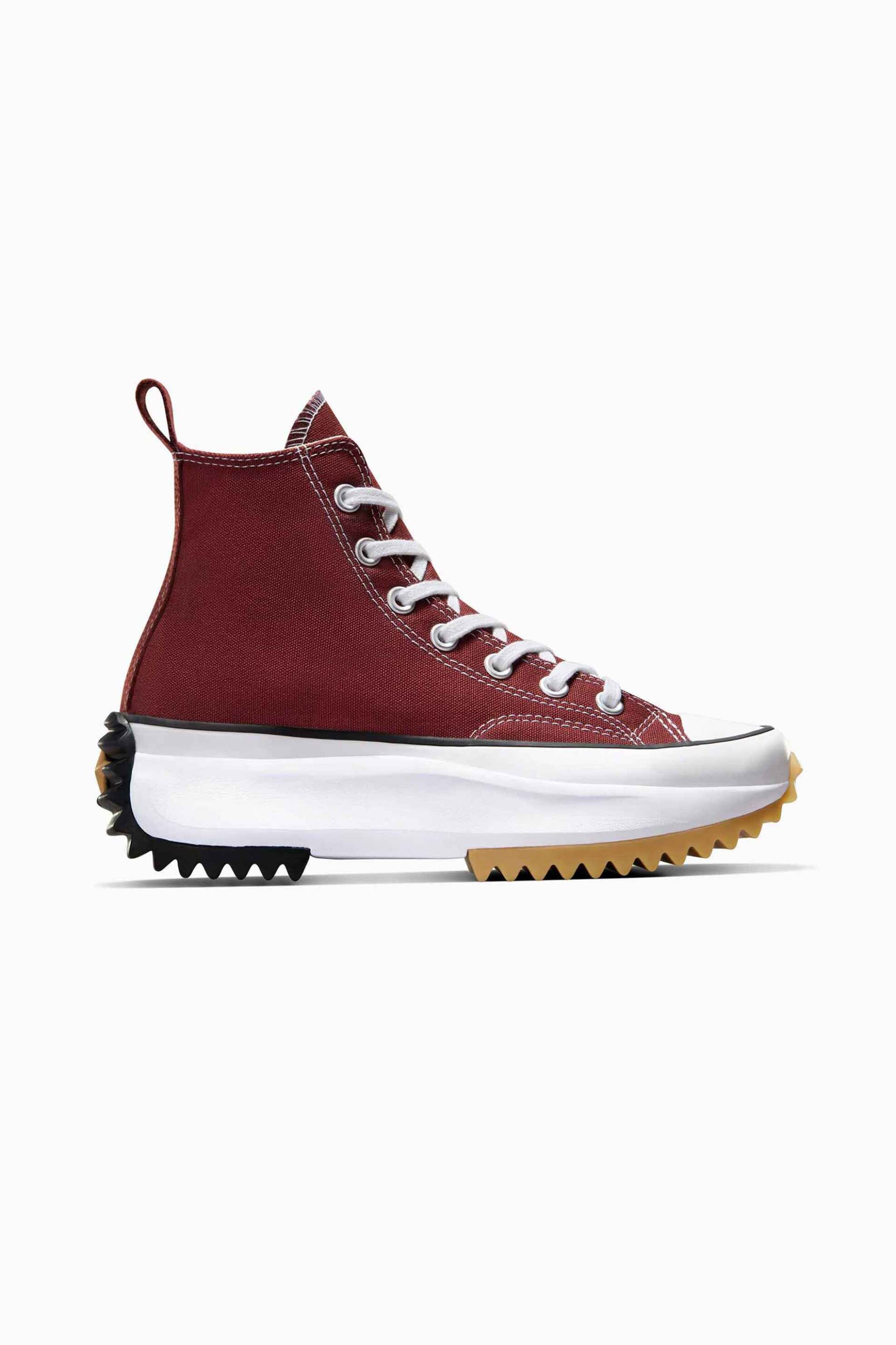 Converse unisex sneakers με ψηλό πάτο "Run Star Hike Platform" - A06514C Μπορντό