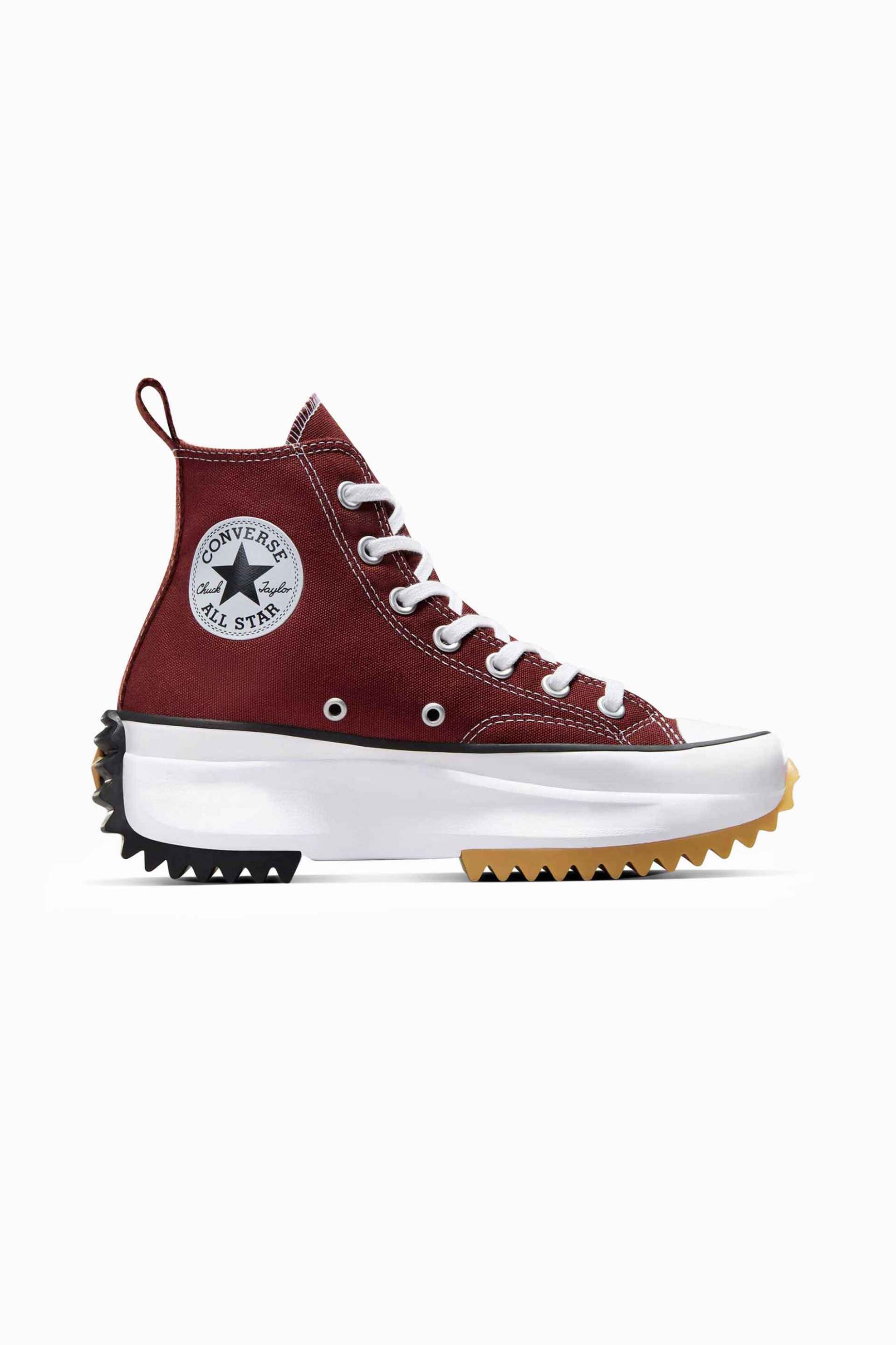Converse unisex sneakers με ψηλό πάτο "Run Star Hike Platform" - A06514C Μπορντό φωτογραφία
