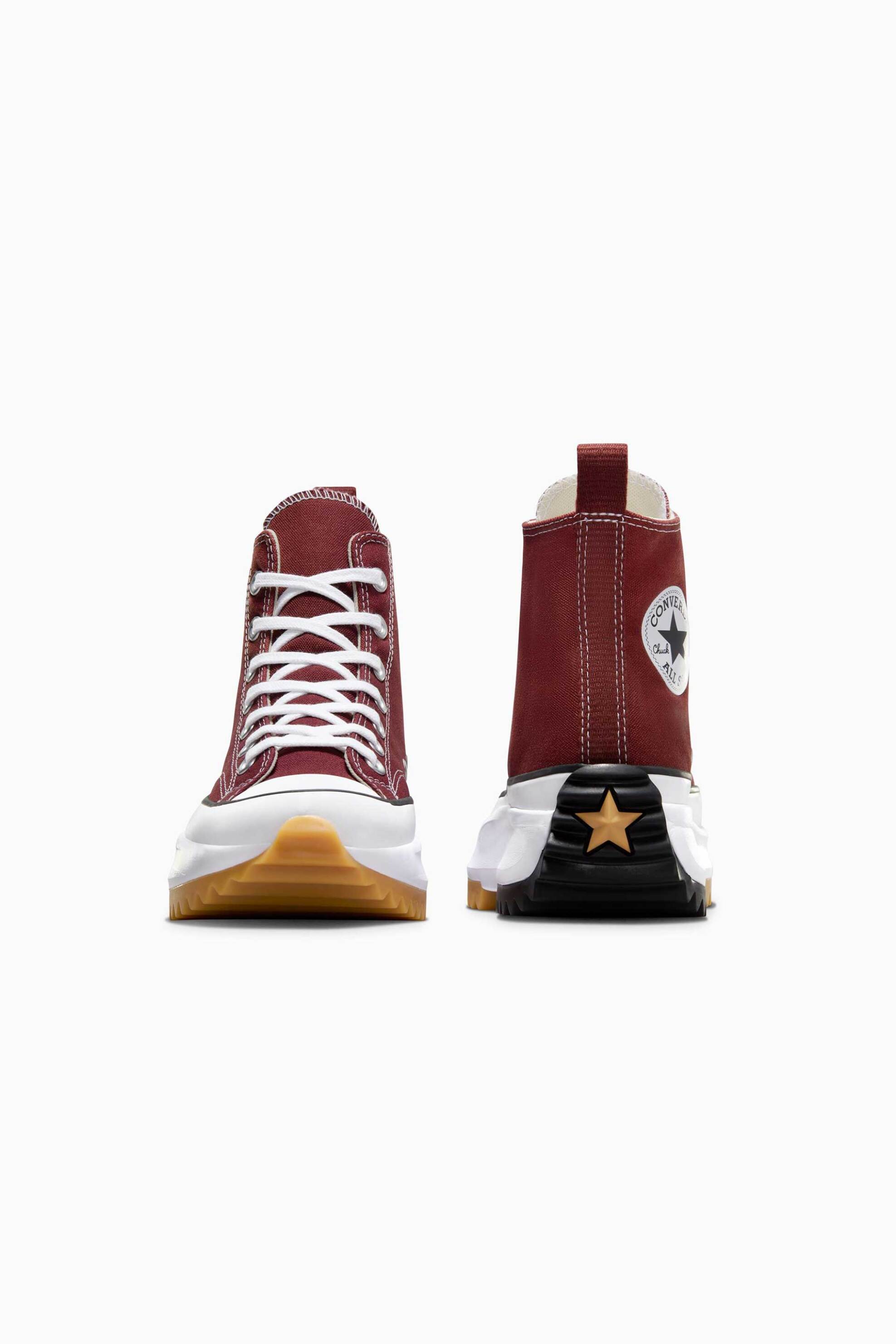Converse Unisex Sneakers με Ψηλό Πάτο Run Star Hike Platform - A06514C Μπορντό