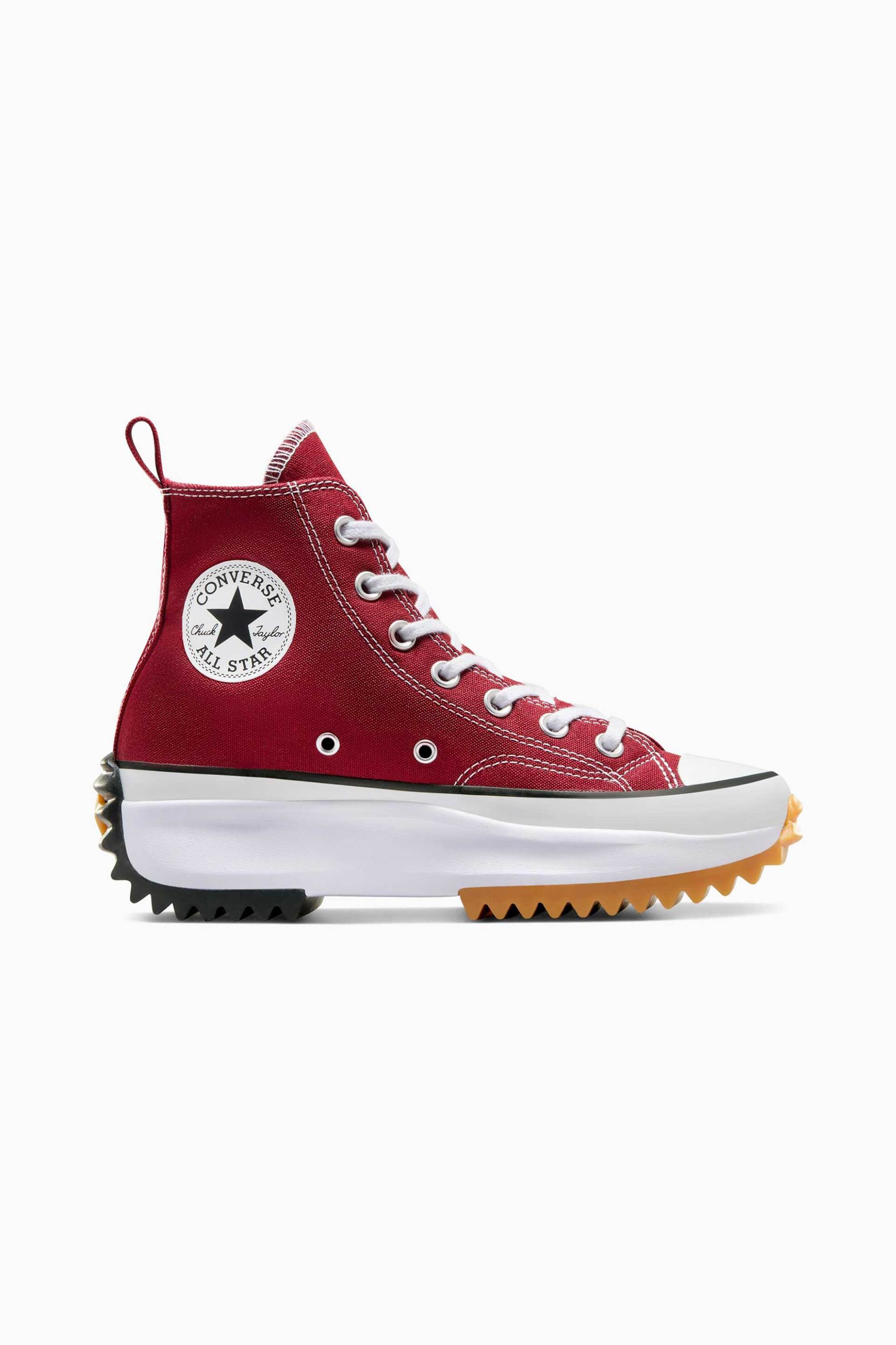 Converse γυναικεία sneakers μποτάκια "Run Star Hike Platform" - A12598C Μπορντό φωτογραφία