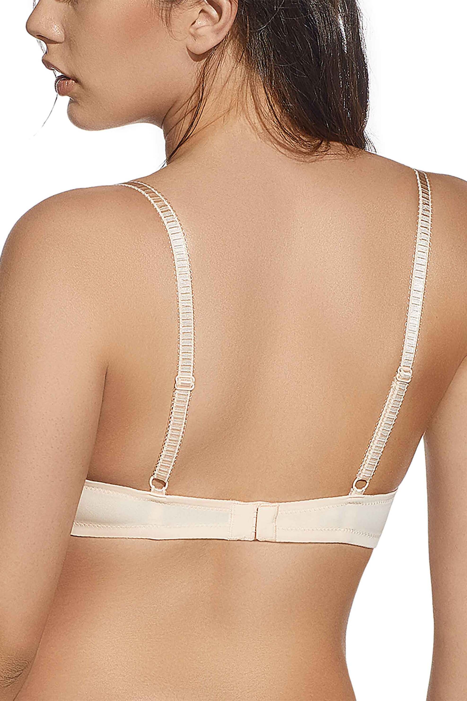 Selene γυναικείο σουτιέν με ενίσχυση και δαντέλα "Adriana" Cup B - SELE-ADRIANA/B Μπεζ φωτογραφία