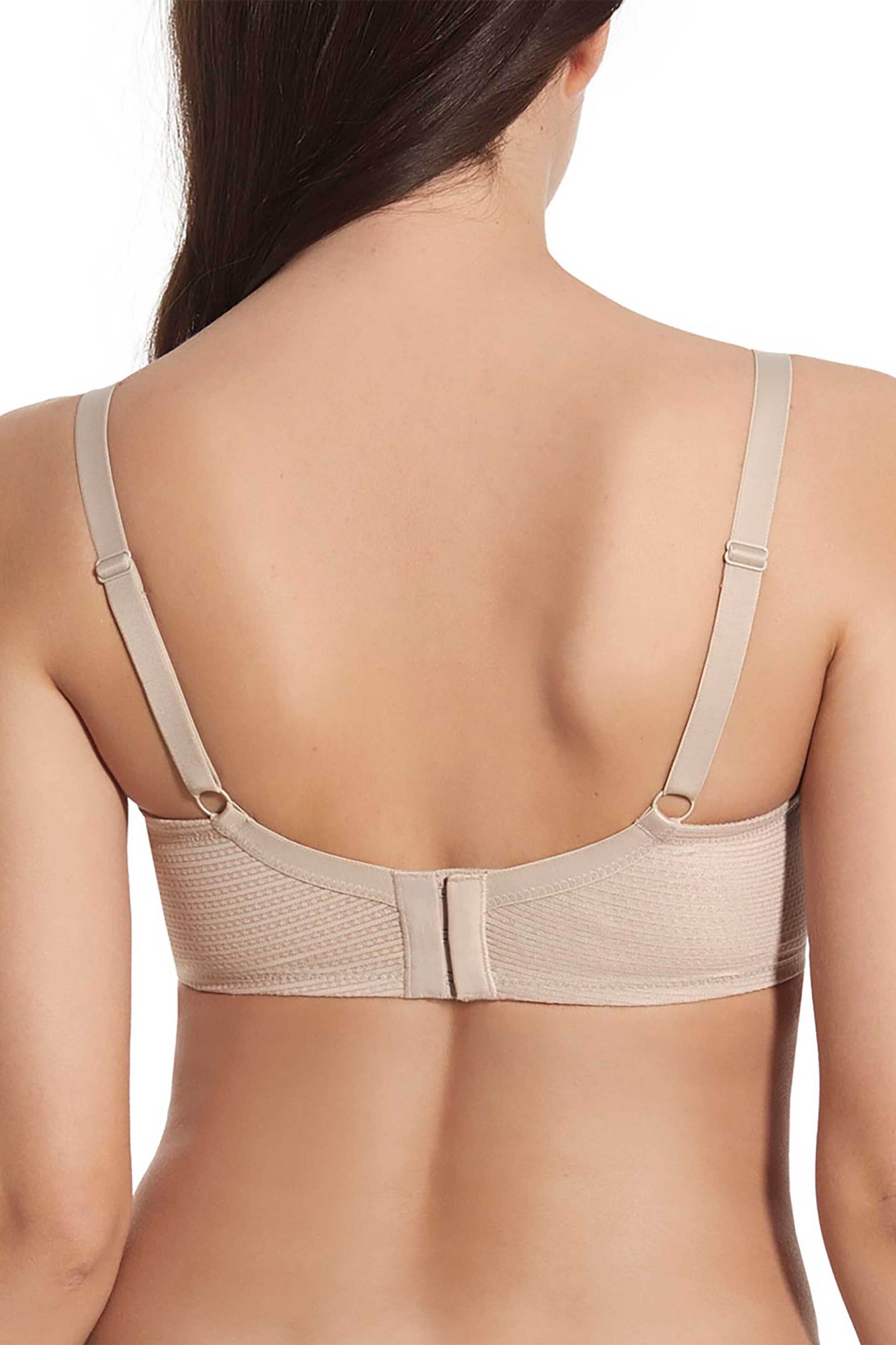 Selene γυναικείο σουτιέν με σχέδιο μονόχρωμο "Maribel" Cup C - SELE-MARIBEL-C Μπεζ φωτογραφία