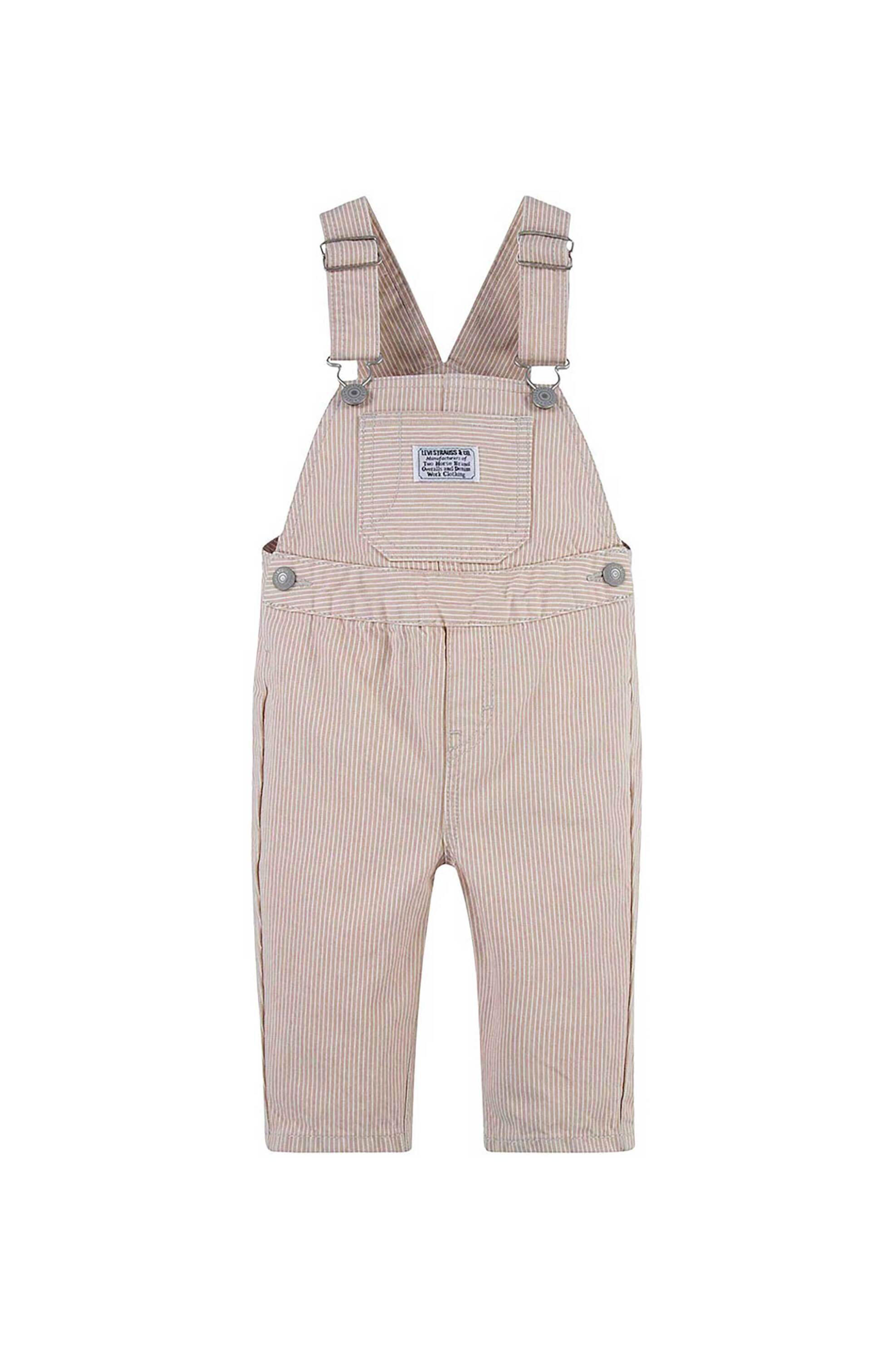LEVI'S Levi's παιδική σαλοπέτα ριγέ "Overalls - Railroad Stripe" - 6EJ382 Μπεζ