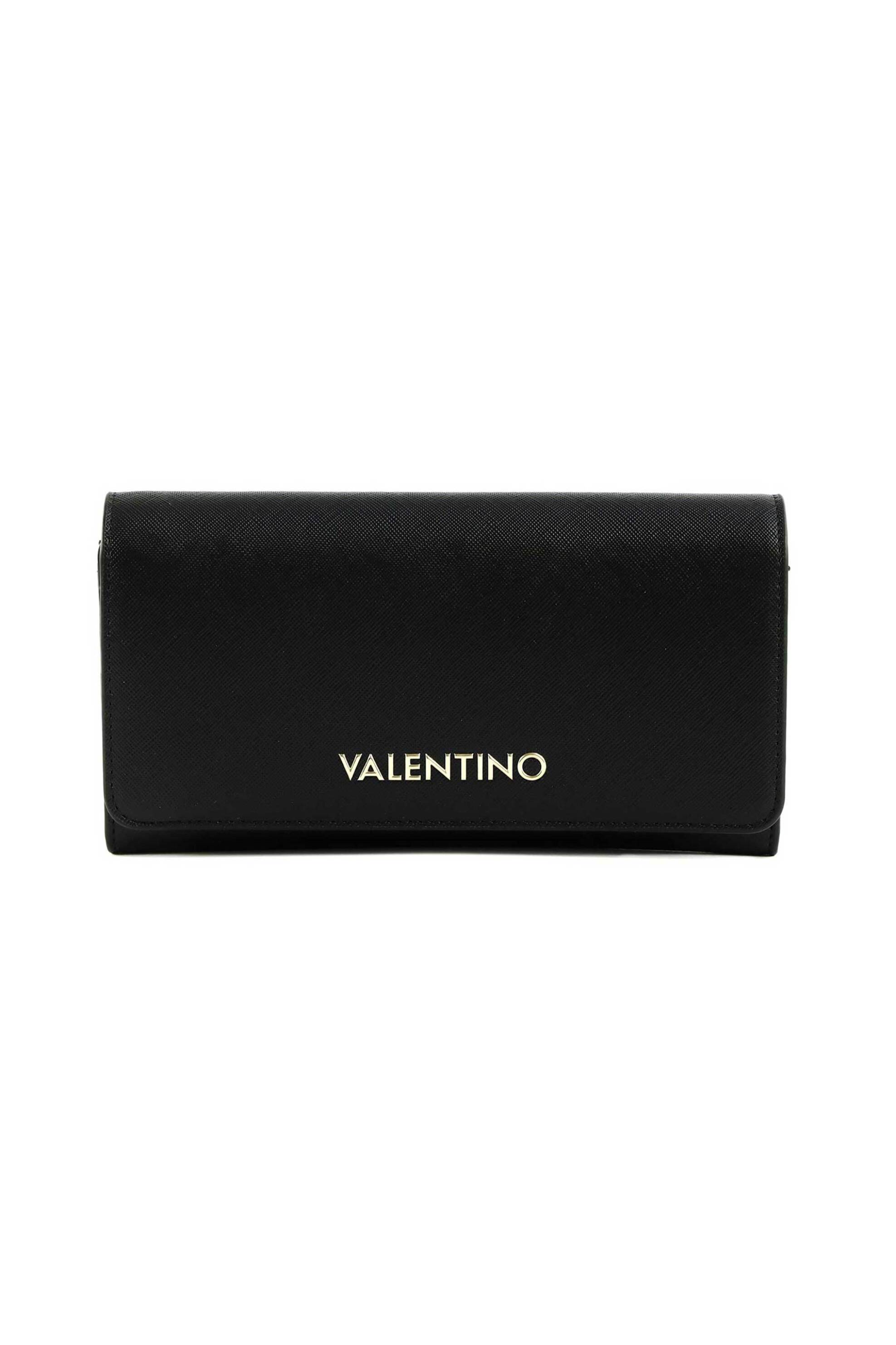 Γυναίκα > ΑΞΕΣΟΥΑΡ > Πορτοφόλια & Θήκες Valentino γυναικείο πορτοφόλι μονόχρωμο με ανάγλυφο logo "Zero Re" - 55KVPS7B3113/ZE Μαύρο