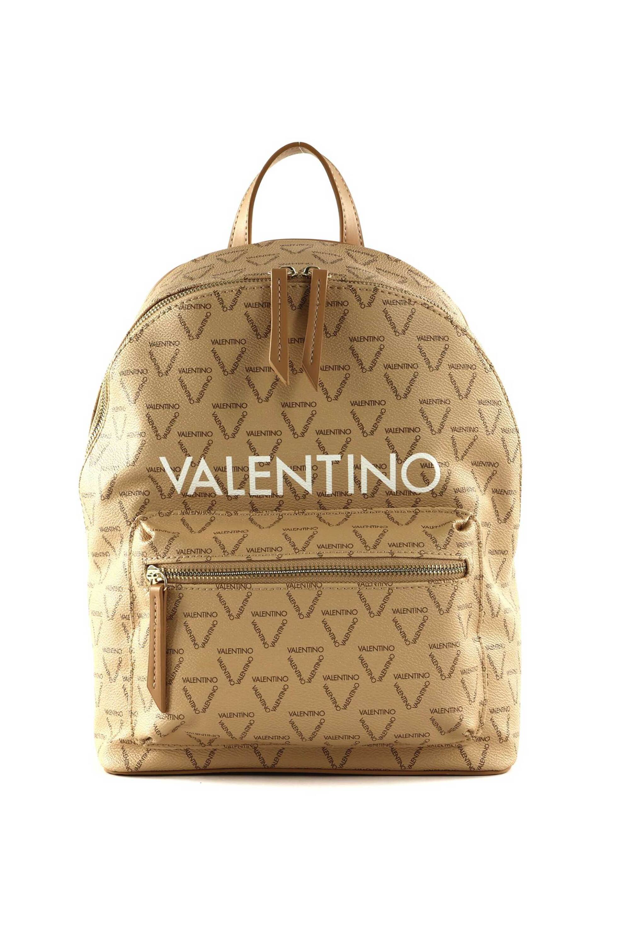 Γυναικεία Ρούχα & Αξεσουάρ > Γυναικείες Τσάντες > Γυναικεία Σακίδια & Backpacks Valentino γυναικείο backpack με all-over triangular logo print "Liuto" - 55KVBS3KG16R/LI Μπεζ
