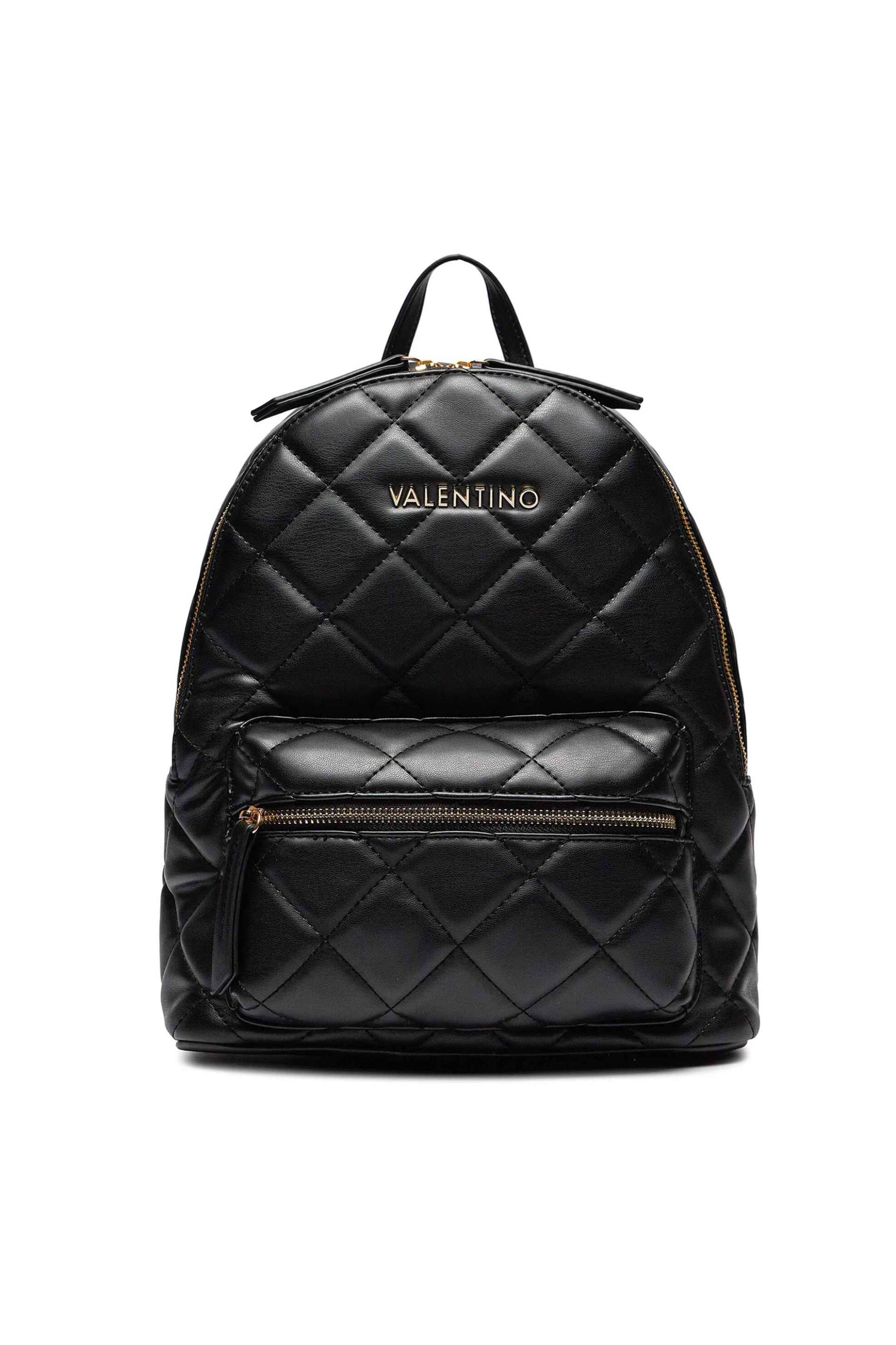 Γυναίκα > ΤΣΑΝΤΕΣ > Σακίδια & Backpacks Valentino γυναικείο backpack μονόχρωμο με σχέδιο και contrast λογότυπο "Ocarina" - 55KVBS3KK37R/OC Μαύρο