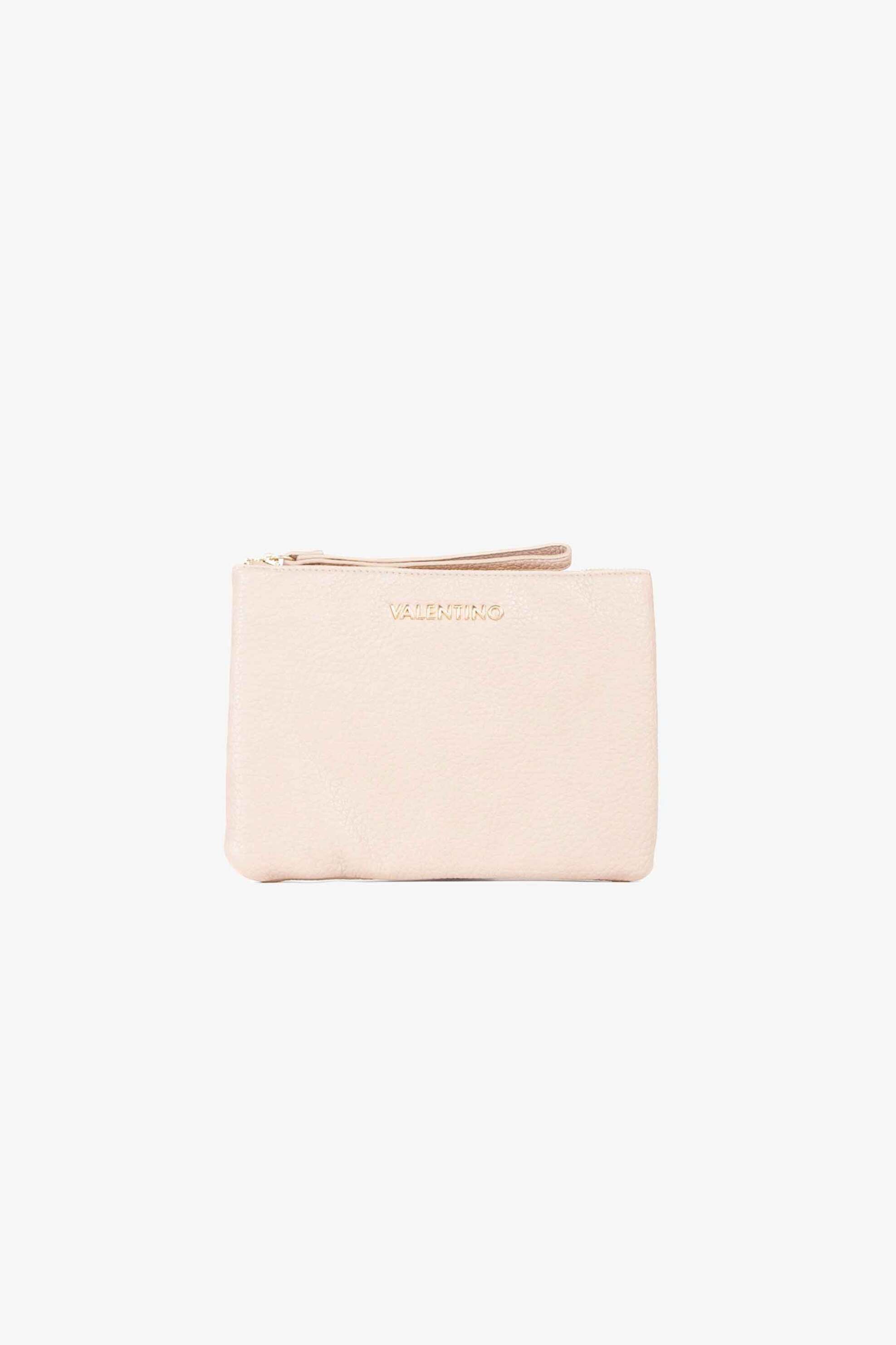 VALENTINO BY MARIO VALENTINO Valentino γυναικείο mini bag με μεταλλικό λογότυπο "Beauty Blossom" - 17LVBE8P2528/BL Μπεζ